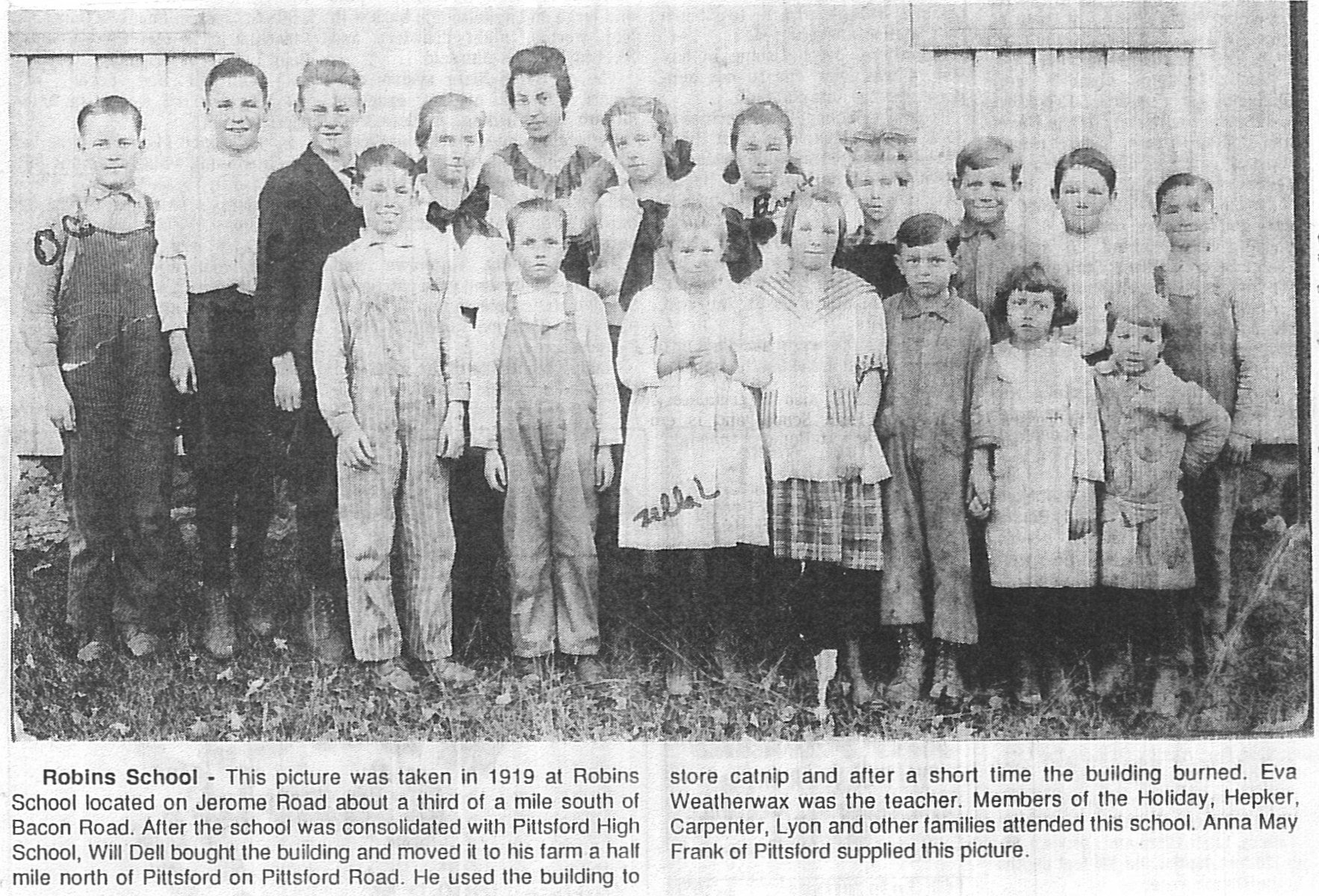  Robins School 1919 
