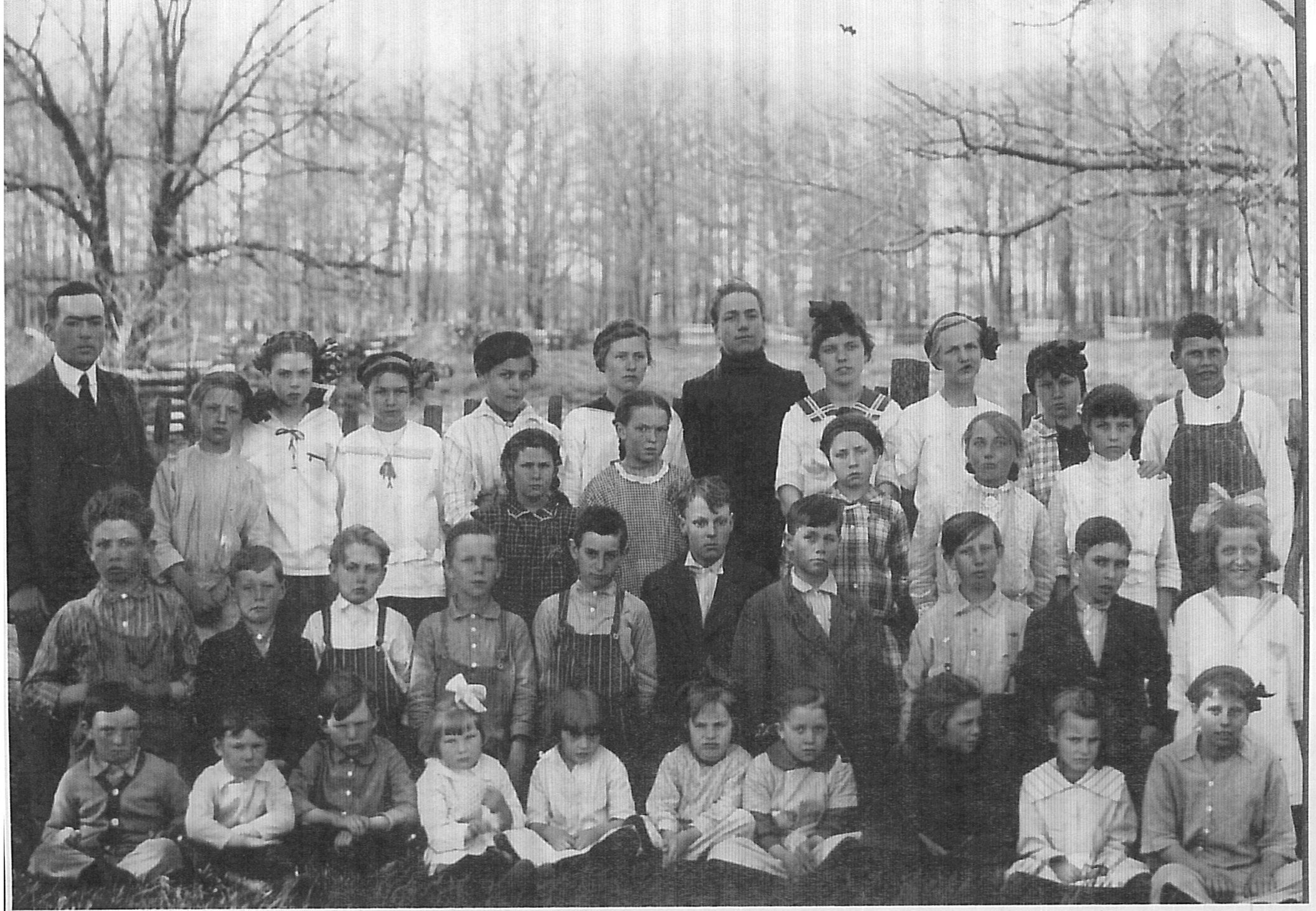 1916 White School Students