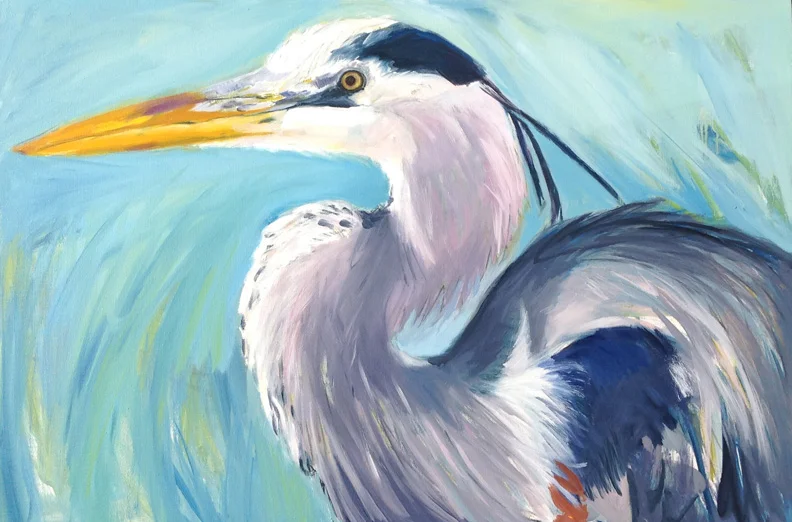 Blue Belle - oil - 24"x36"