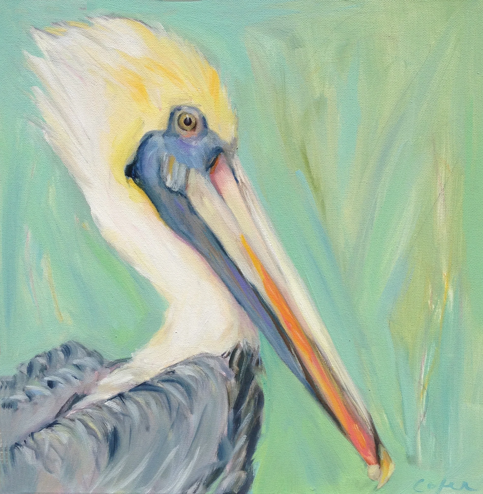 Blondie -3 - oil - 18x18