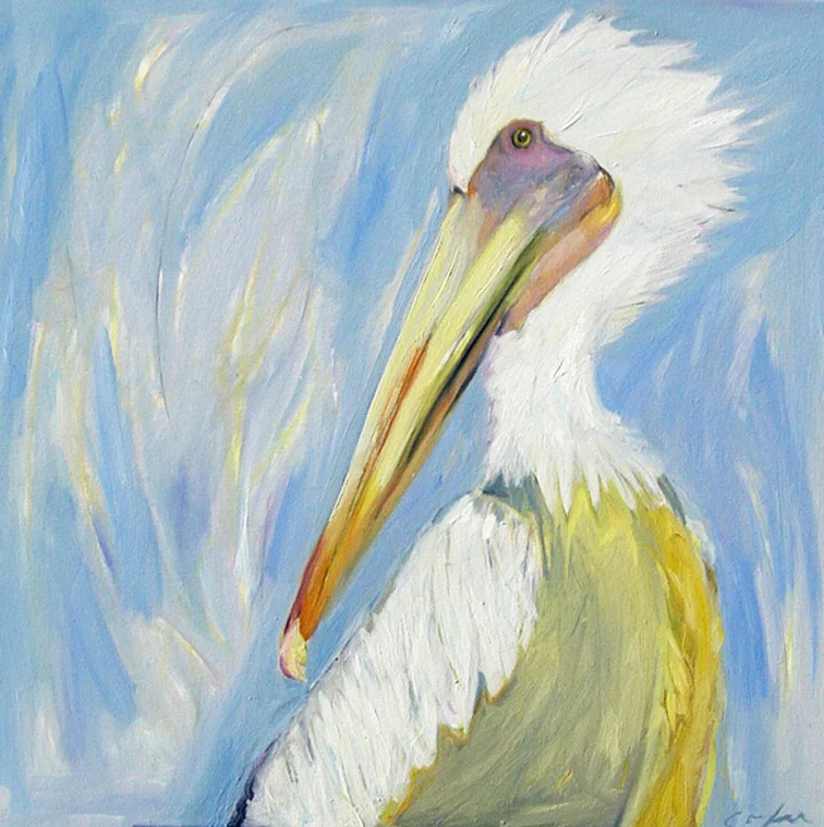Queenie - oil - 30"x30"