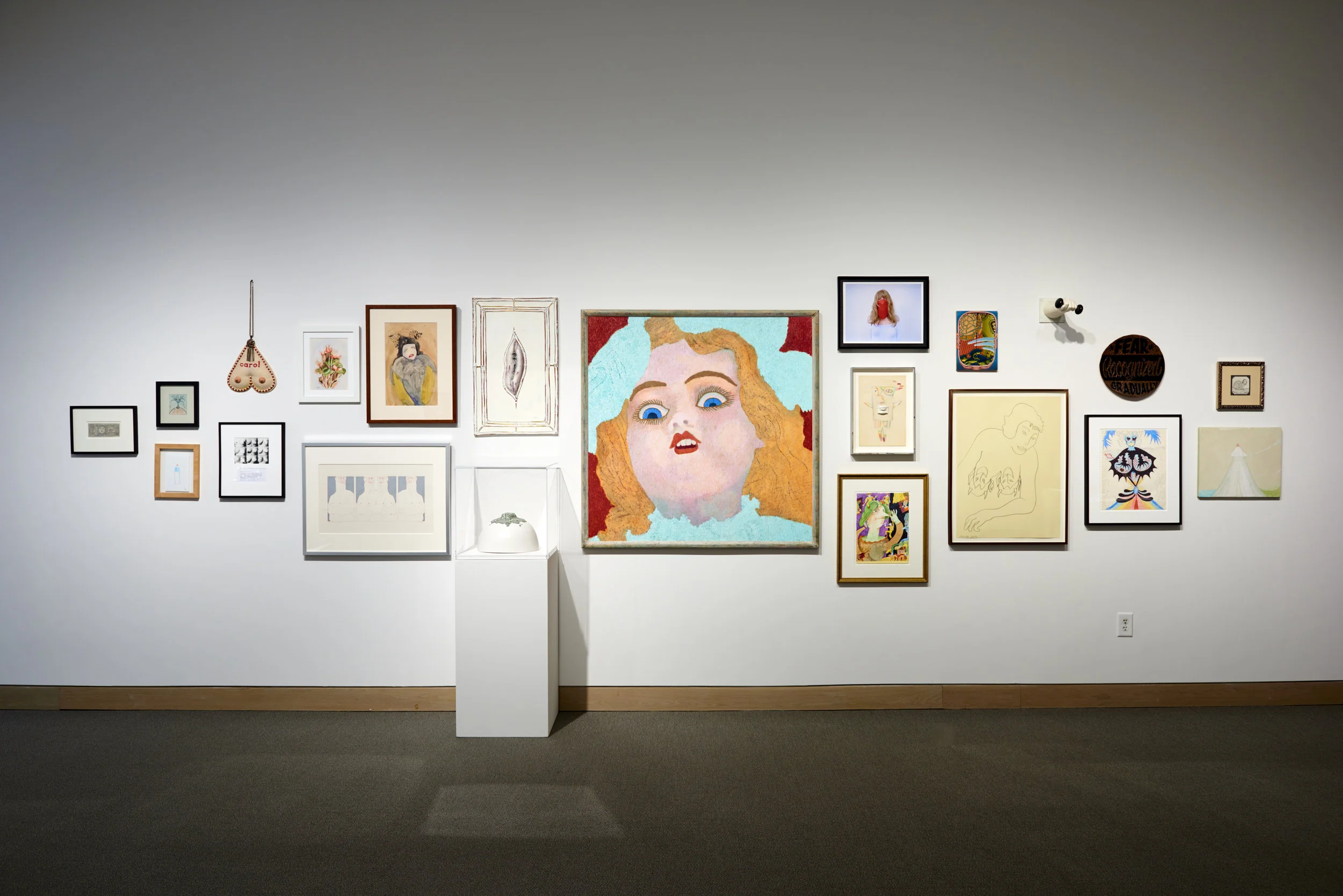 Carol Cole: Cast a Clear Light , exhibition at the Weatherspoon Art Museum, UNC Greensboro, March 3 - June 17, 2018. Photo: Dhanraj Emanuel.