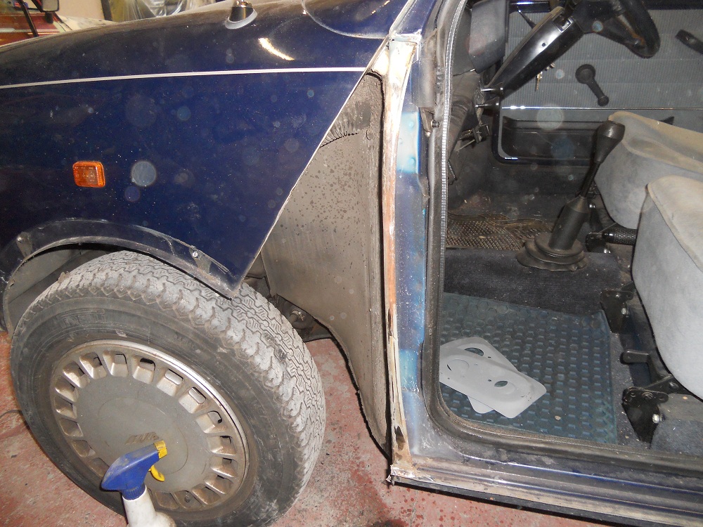 Mini Mayfair Wheel Arch Prior to Conversion