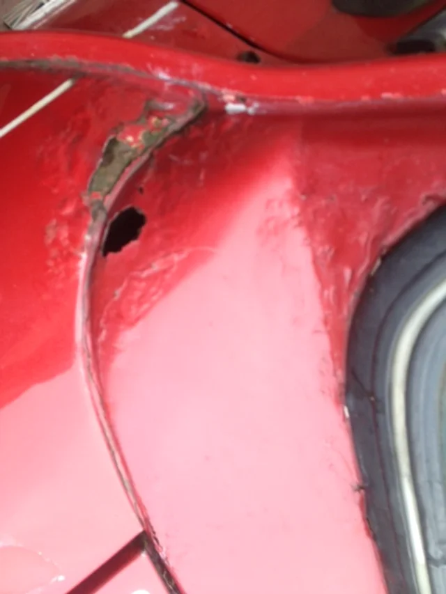 Rusting on a Mini Cooper Monte Carlo