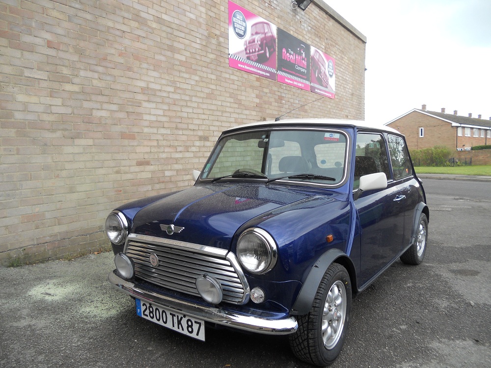 Front view of Mini Cooper after Restoration