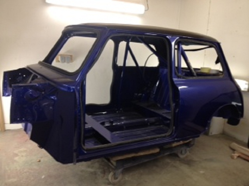Side view of Mini Mayfair after Respray