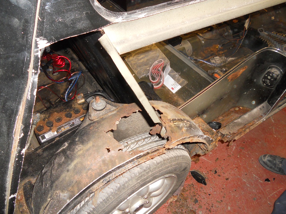 Rusted Mini Wheel Arch