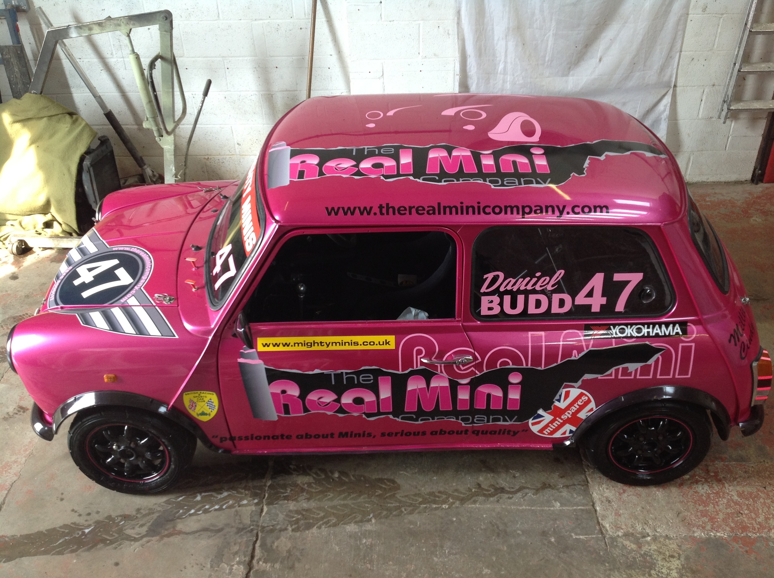 The Real MIni Company Pink Race Car