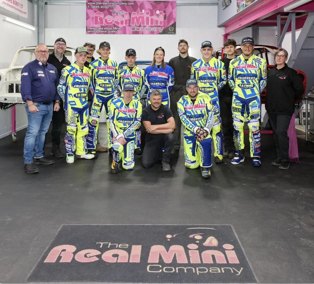 Oxford Speedway visits The Real Mini Company!
