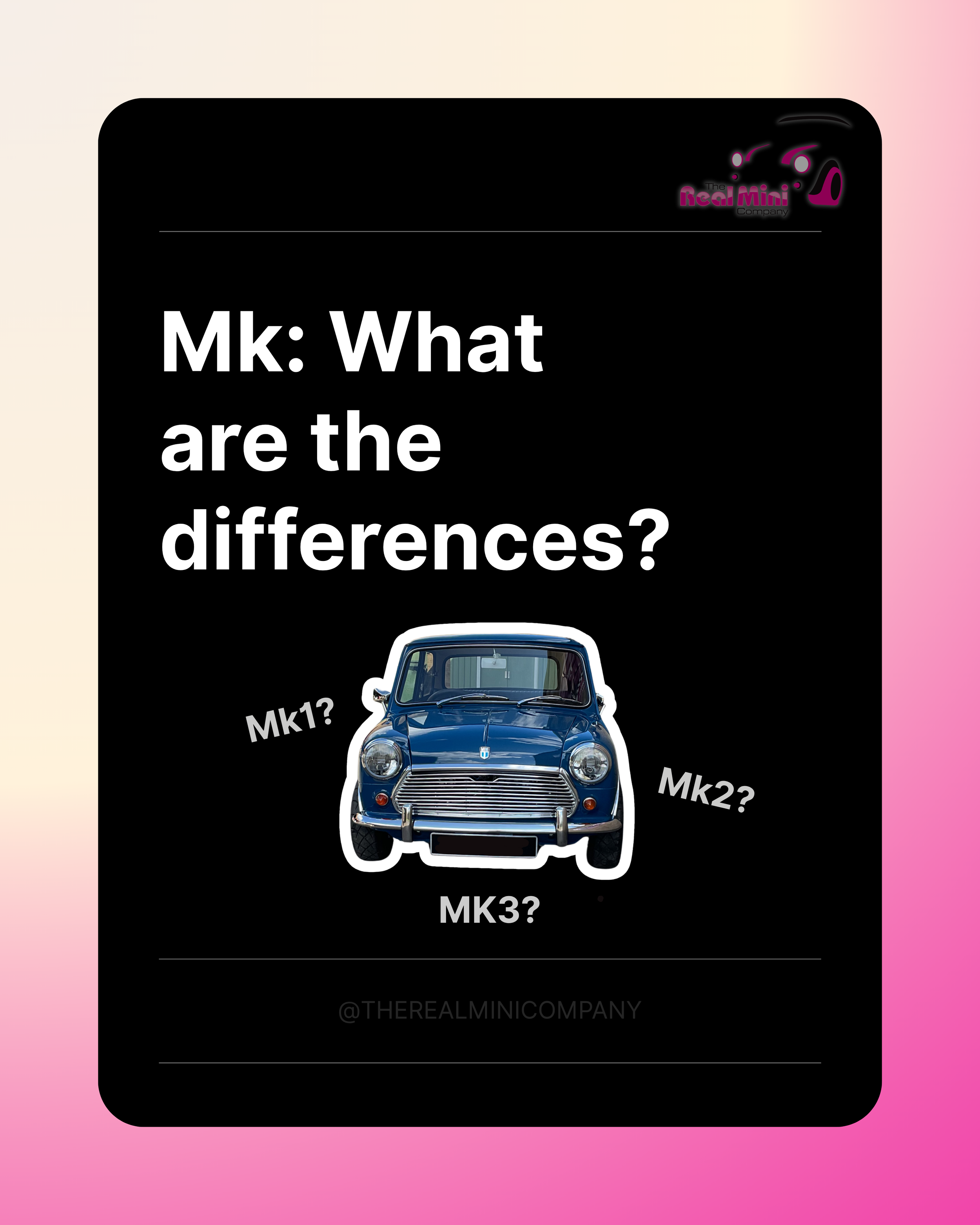 Mk: What are the differences?