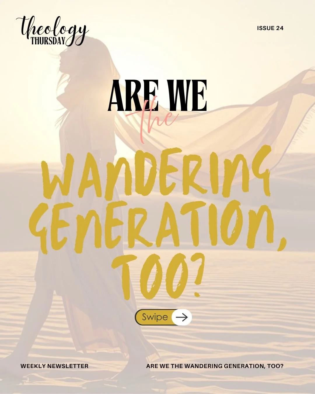 Disclaimer: We are not the Israelites. This is a spiritual parallel, not a literal comparison. But I just want to prophetically declare this over some of you today (swipe 👉👉)&hellip;
.
.
.