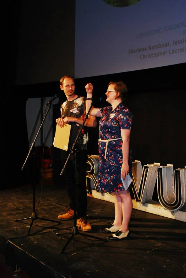 Truth Be Told co-curators Humboldt Magnussen and Alison Cooley. Photo: Joan Lillian Wilson.