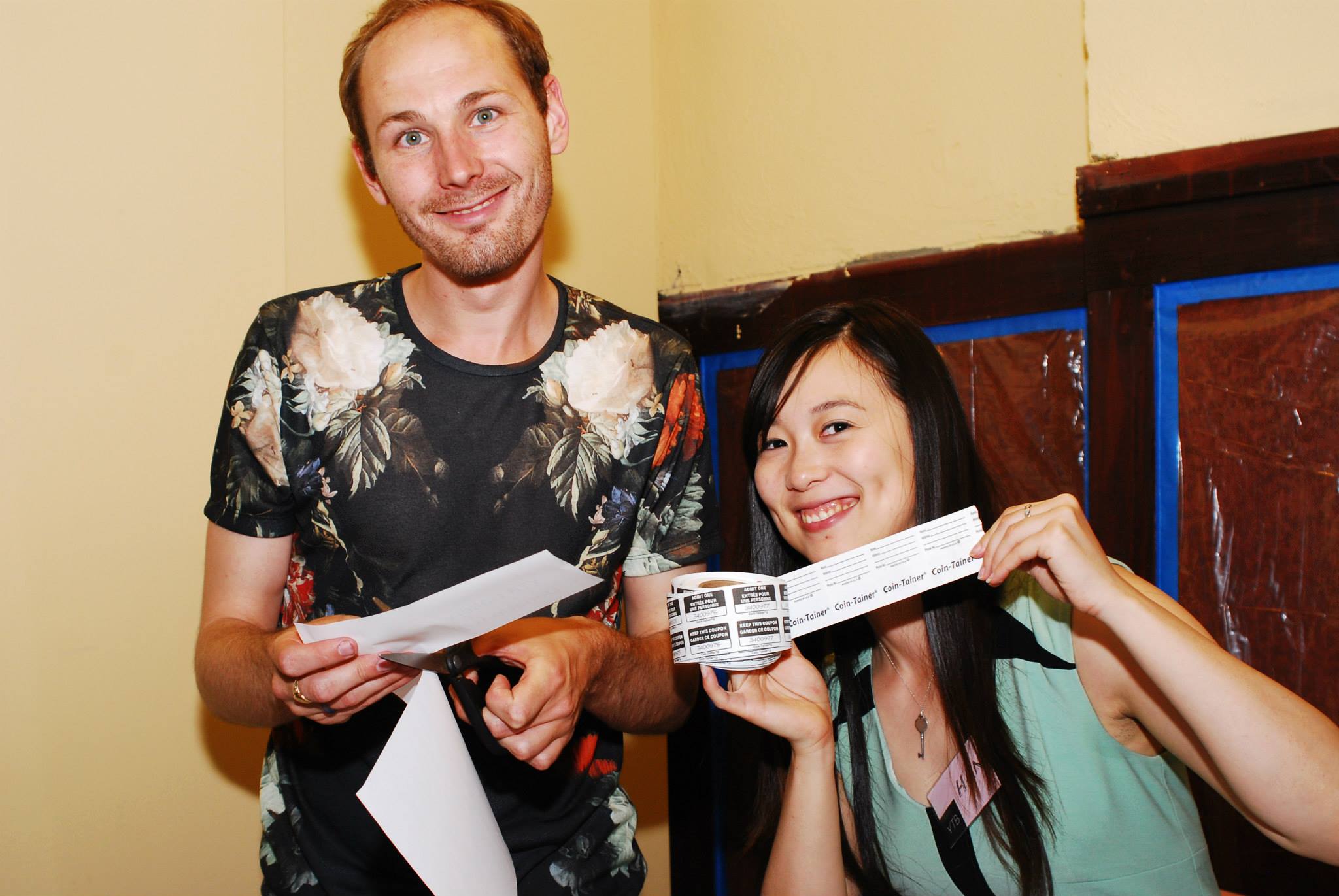 YTB Co-Founder Humboldt Magnussen with Board Member Han Zhang. Photo: Joan Lillian Wilson.