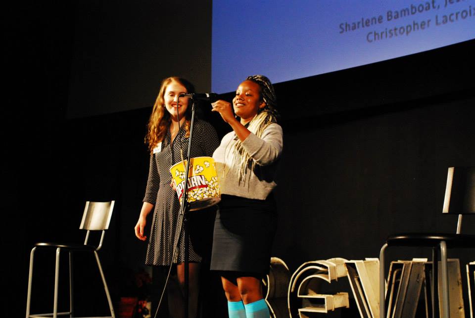 YTB Co-Founder Marjan Verstappen with Board Member Geneviève Wallen. Photo: Joan Lillian Wilson.