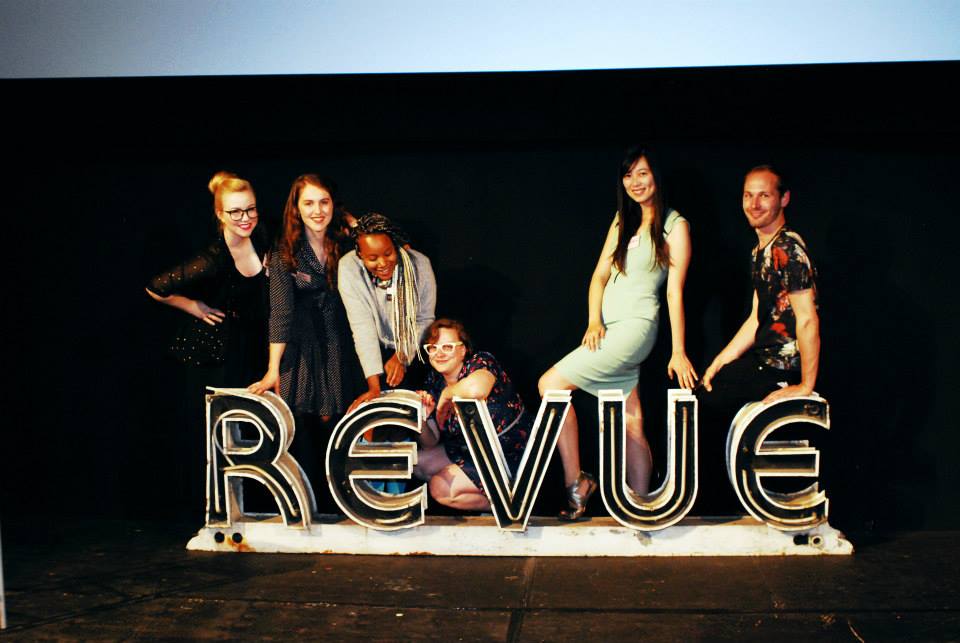 Some of the YTB Co-Founders and Board at the Revue Cinema.