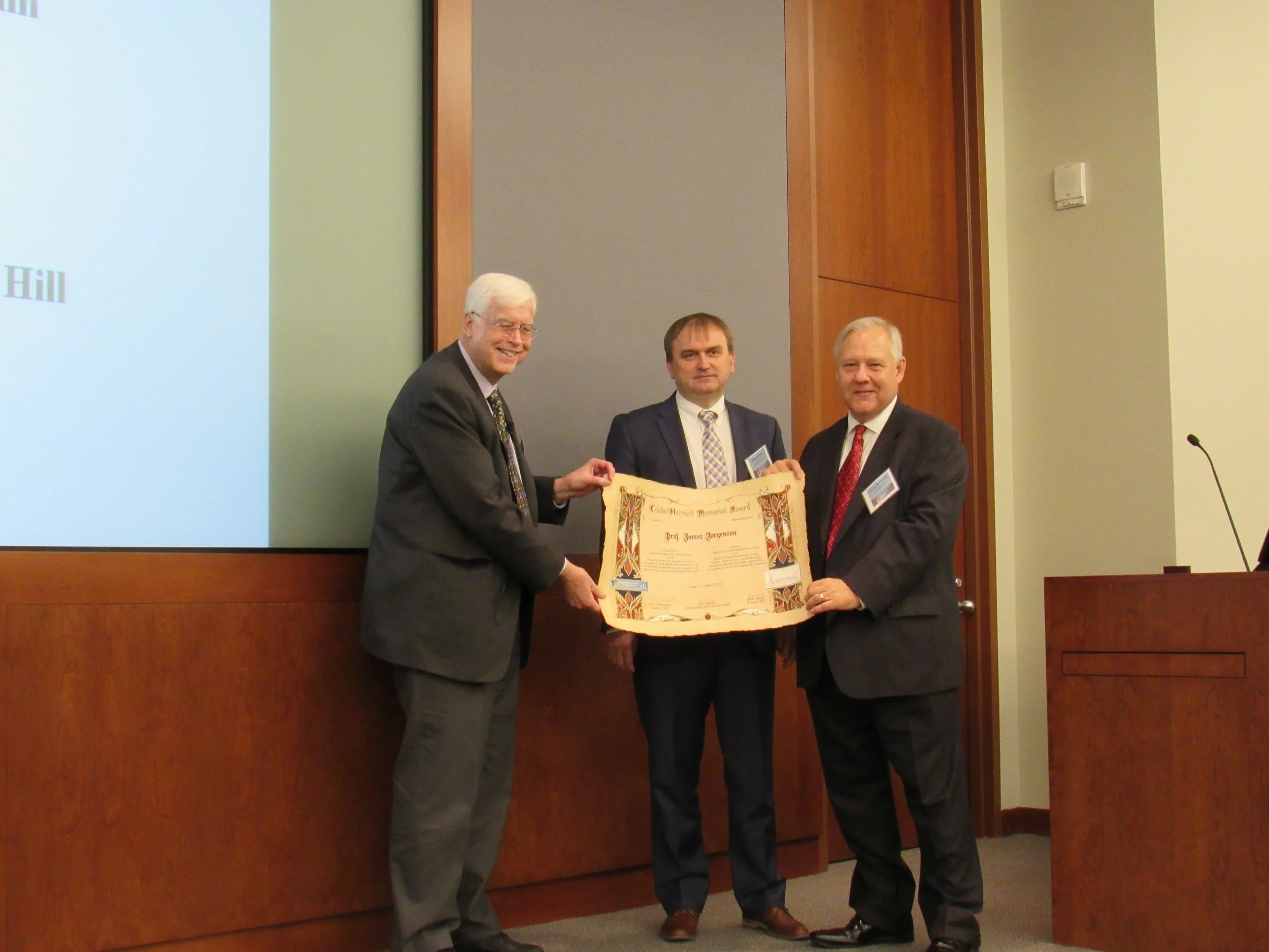 Honorary Scroll Presentation