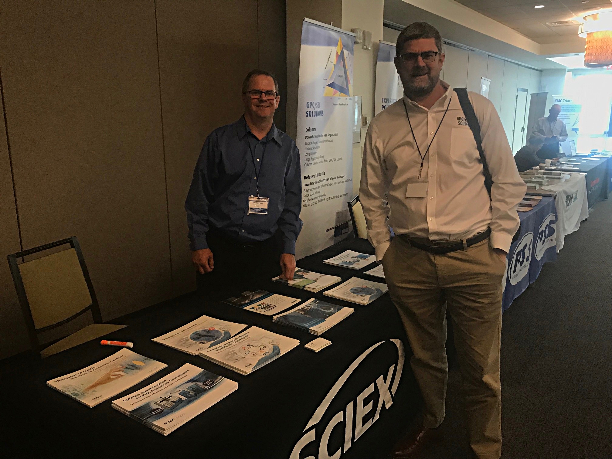 SCIEX Vendor tabletop exhibit