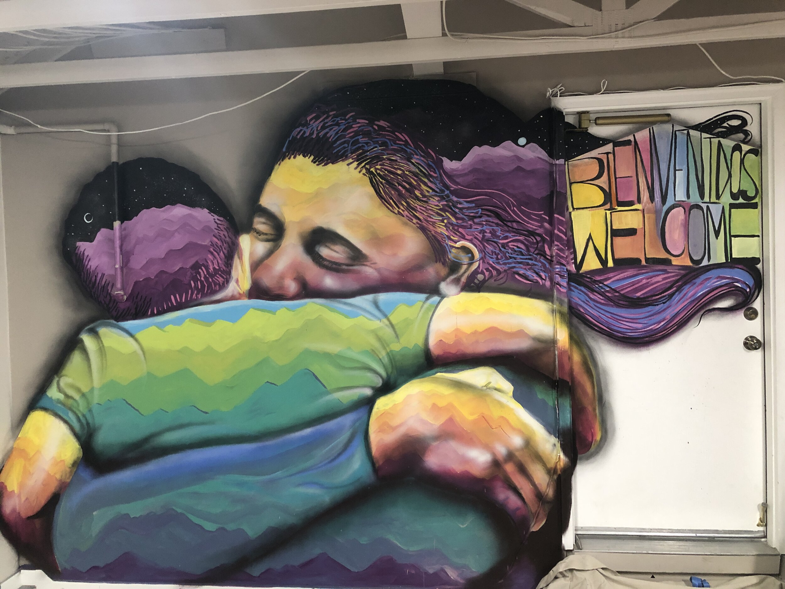 Introducing Casa de Paz's Mural: The Hug of Humanization — Casa de Paz