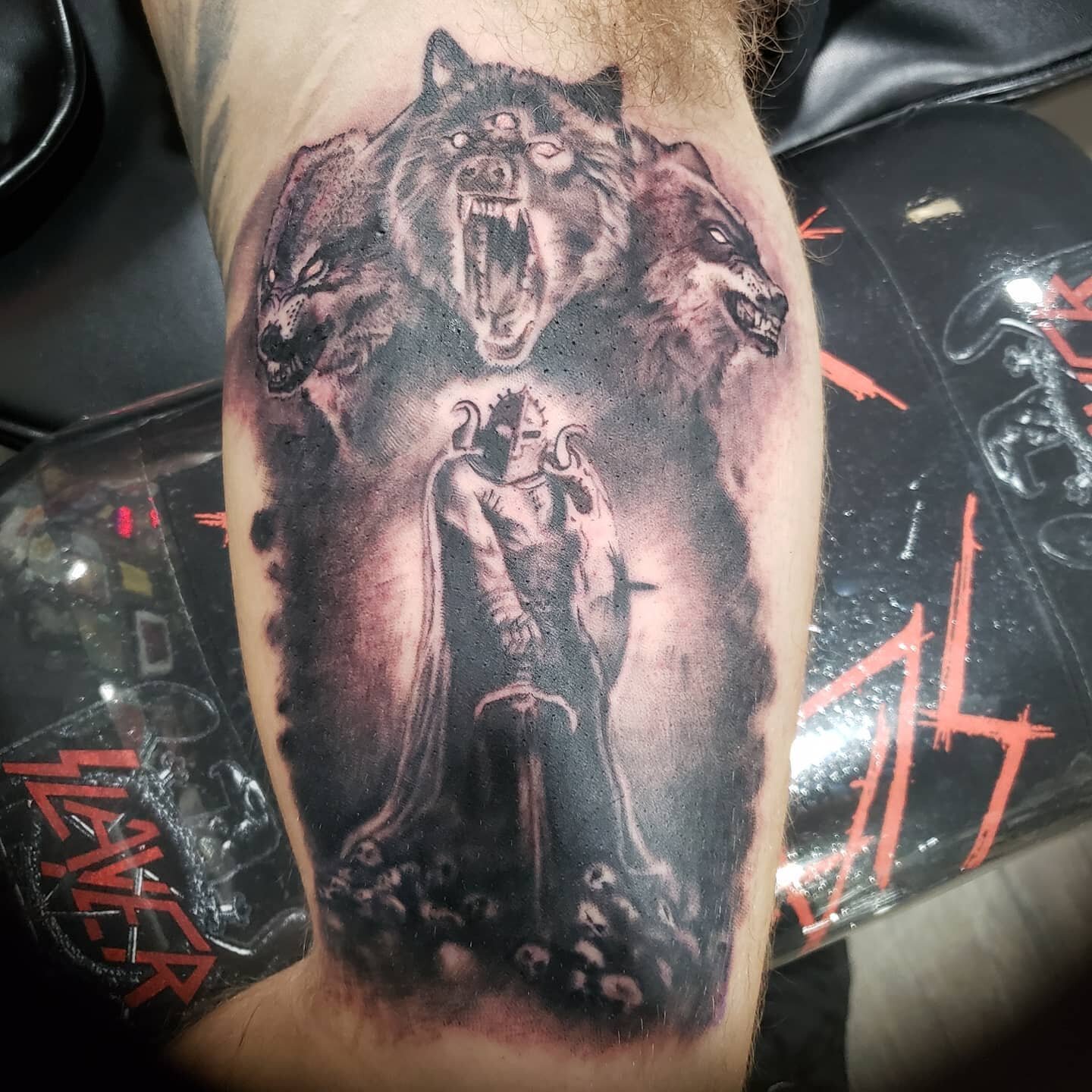 Hades and cerberus on my good pal, Jake 🙏
.
.
.
.
.
#LightningRevivalTattooCompany #LightningRevivalTattooCo #LightningRevivalTattoo #LightningRevival #LRTC #LRNate #Tattoo #Tattoos #ByronCenter #Michigan #GrandRapids #michigansbesttattooers #blacka