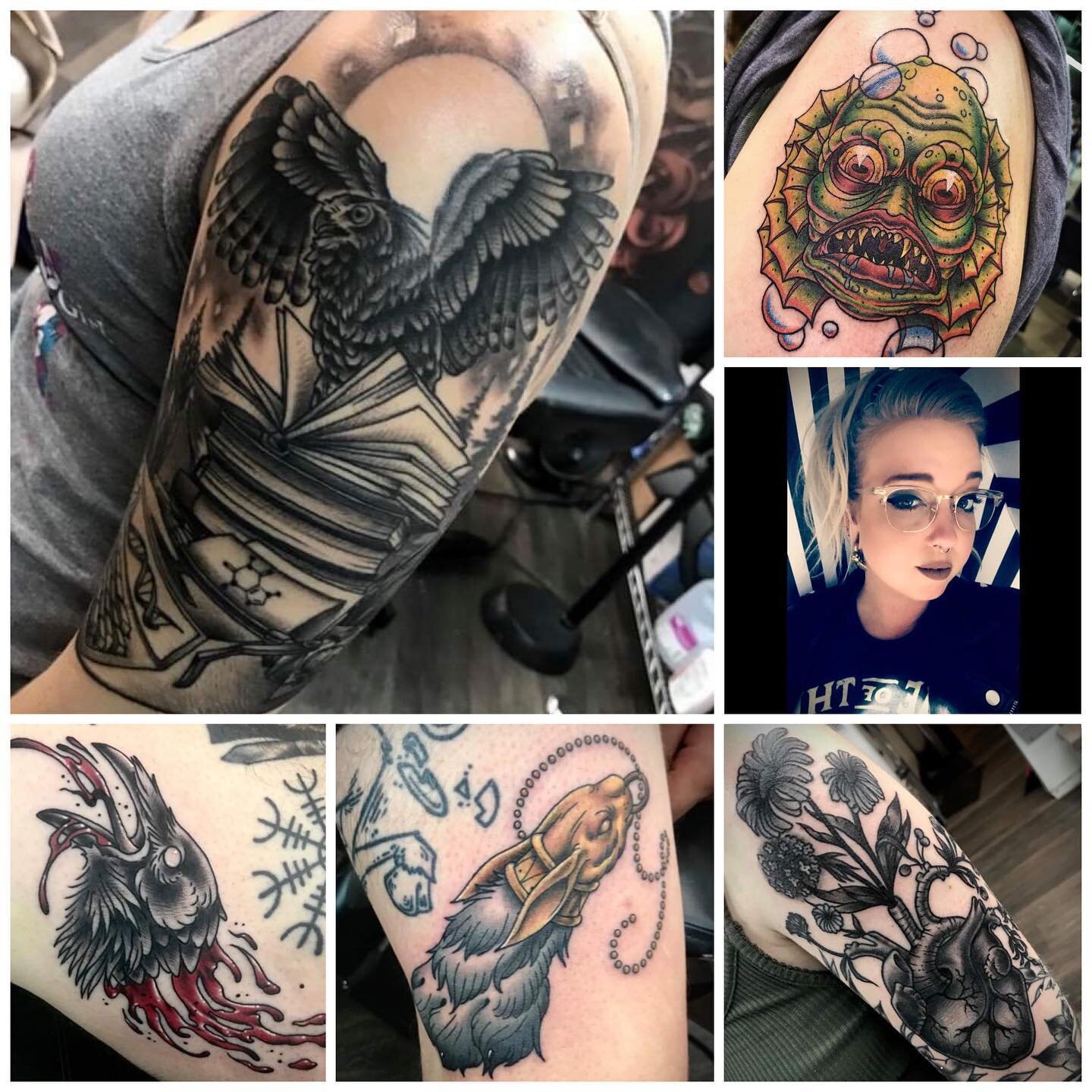 Guys and gals! 
Meet our pal Jess! 
She hails from The Sunshine State; and has never seen the leaves change. To remedy that she&rsquo;s is coming to visit us for a guest spot OCT 12-16🍂⚡️

Message us to snag a spot with her! 
To see more of her amaz