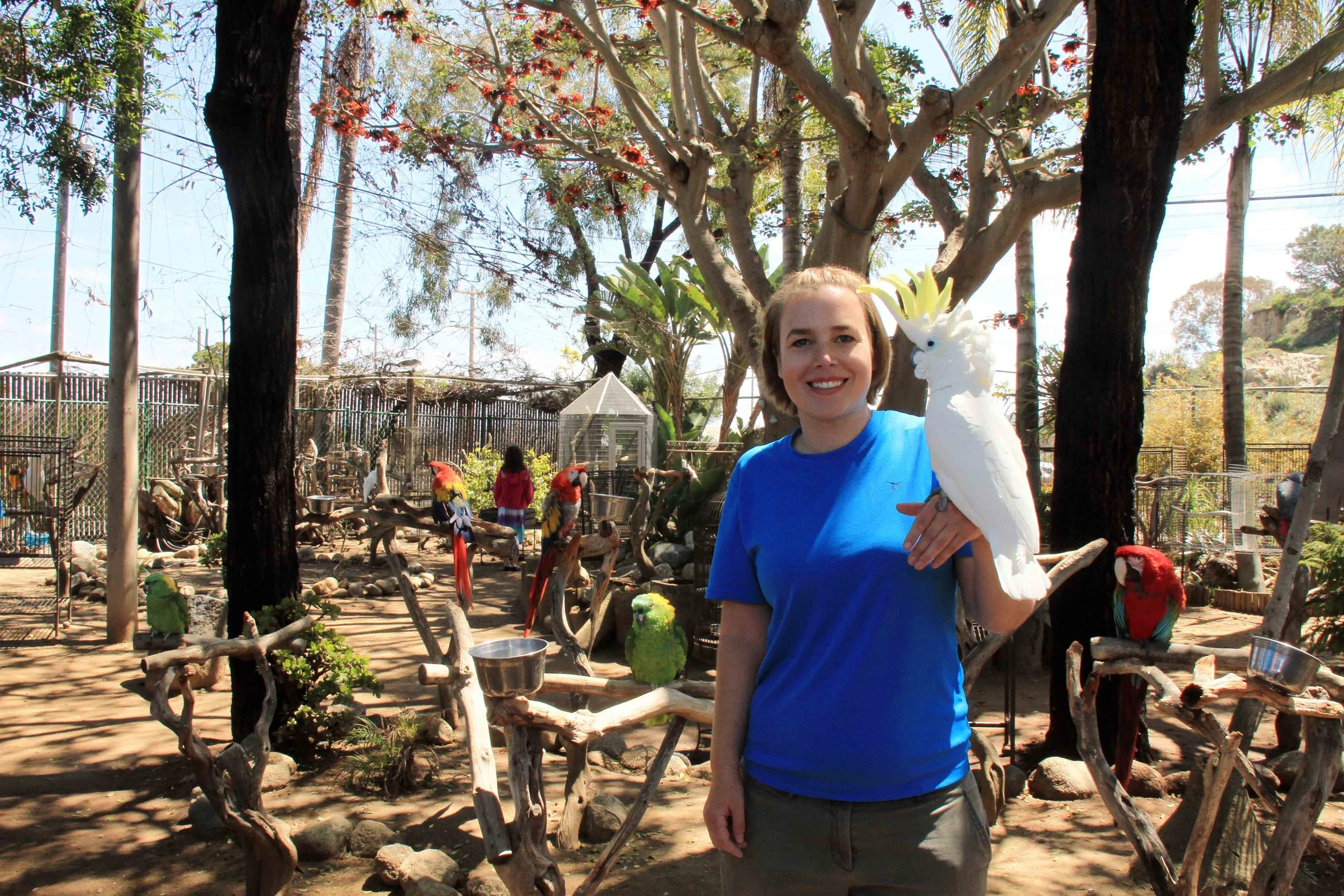 Volunteer Cara with Jesse