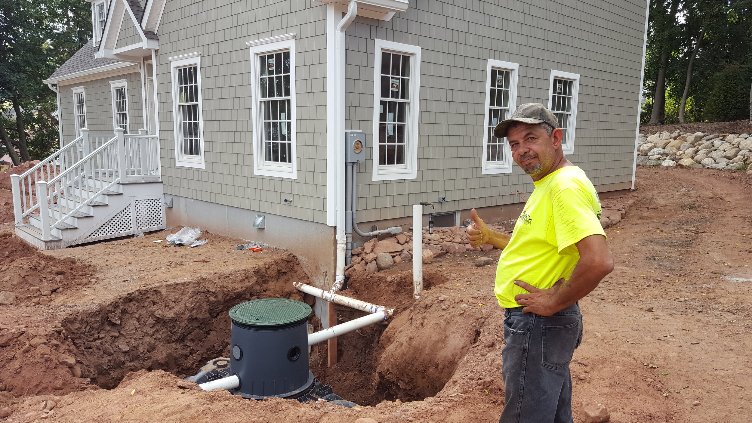 Rain Water Retention Tank installed at 4 Gates Lane