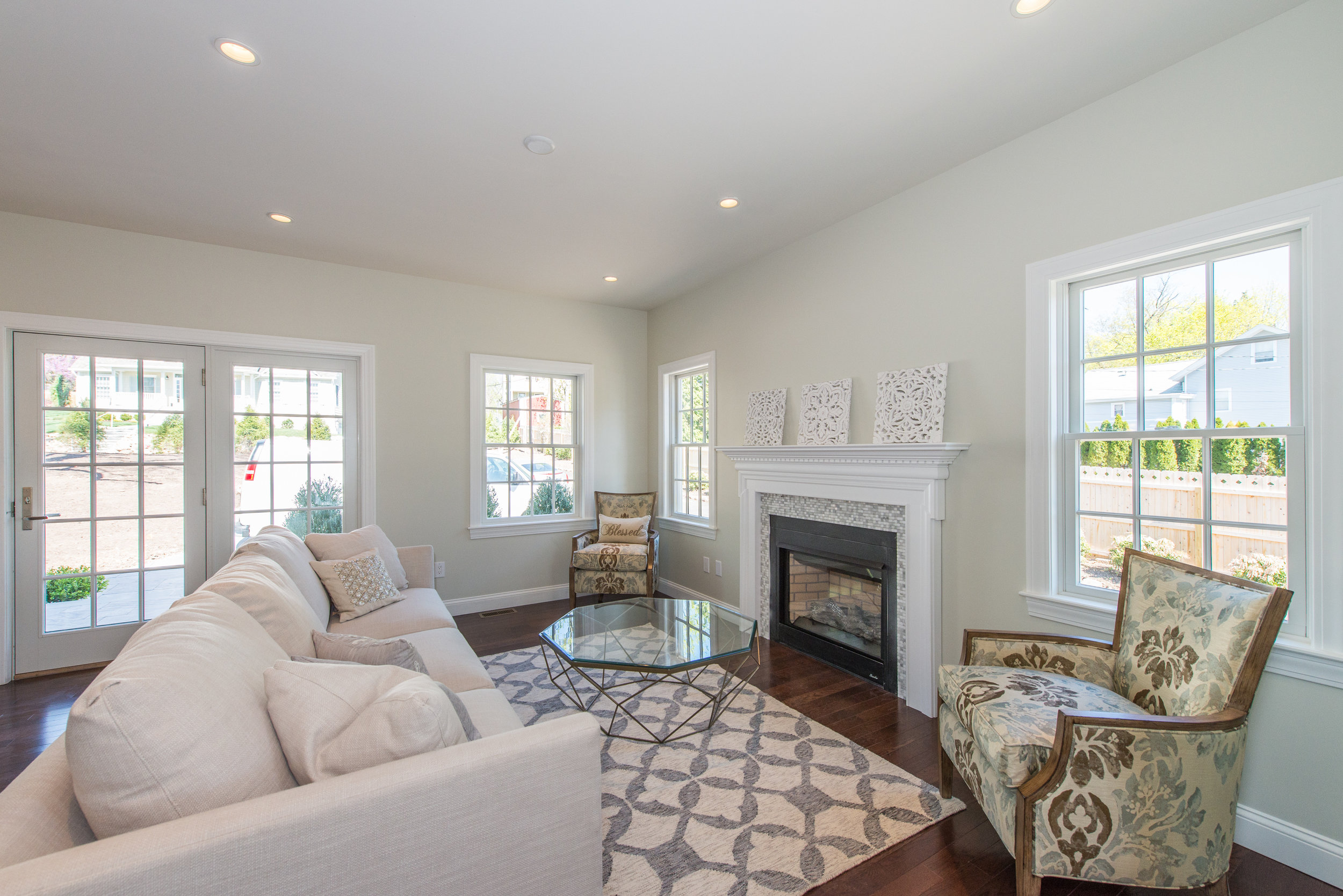 Living Room with Fireplace