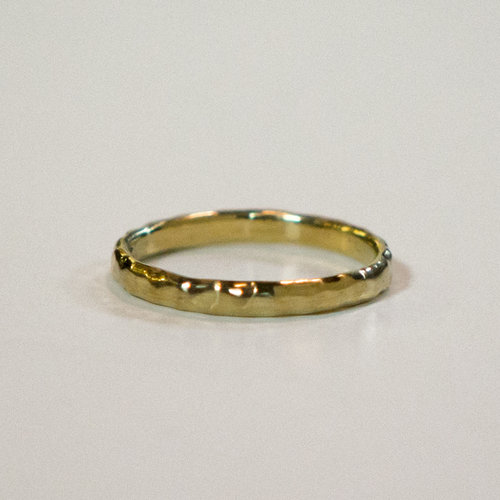 Texture wedding ring