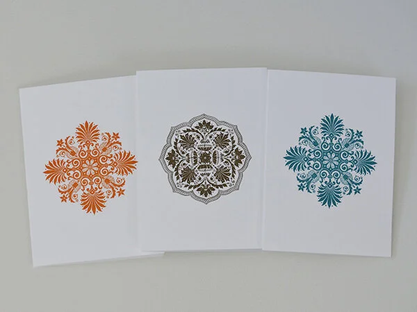 These cards are lovely for any occasion. I always keep a few of these on hand when I want to send a special note to someone to say thank you or sometimes for no reason at all, except to share the beauty.