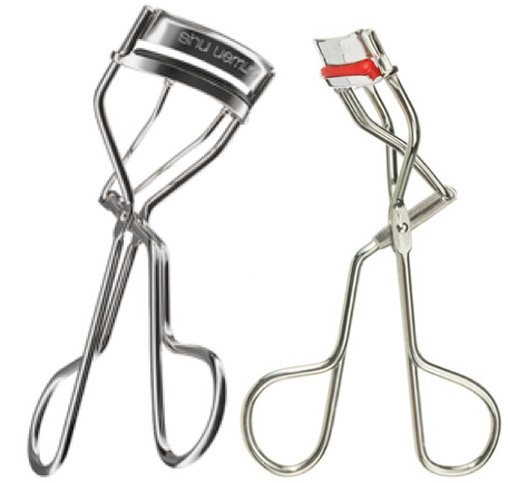 Shu Uemura and Kevyn Aucoin eyelash curlers