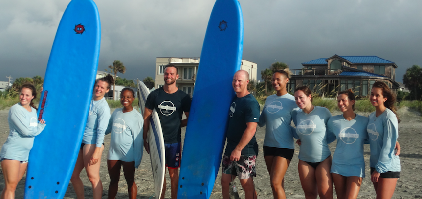 Your staff's surf outing with Isla Surf School!