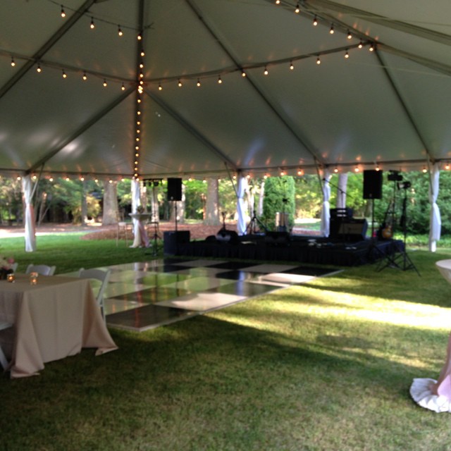 5OS Party under the big top. #demalliewedding