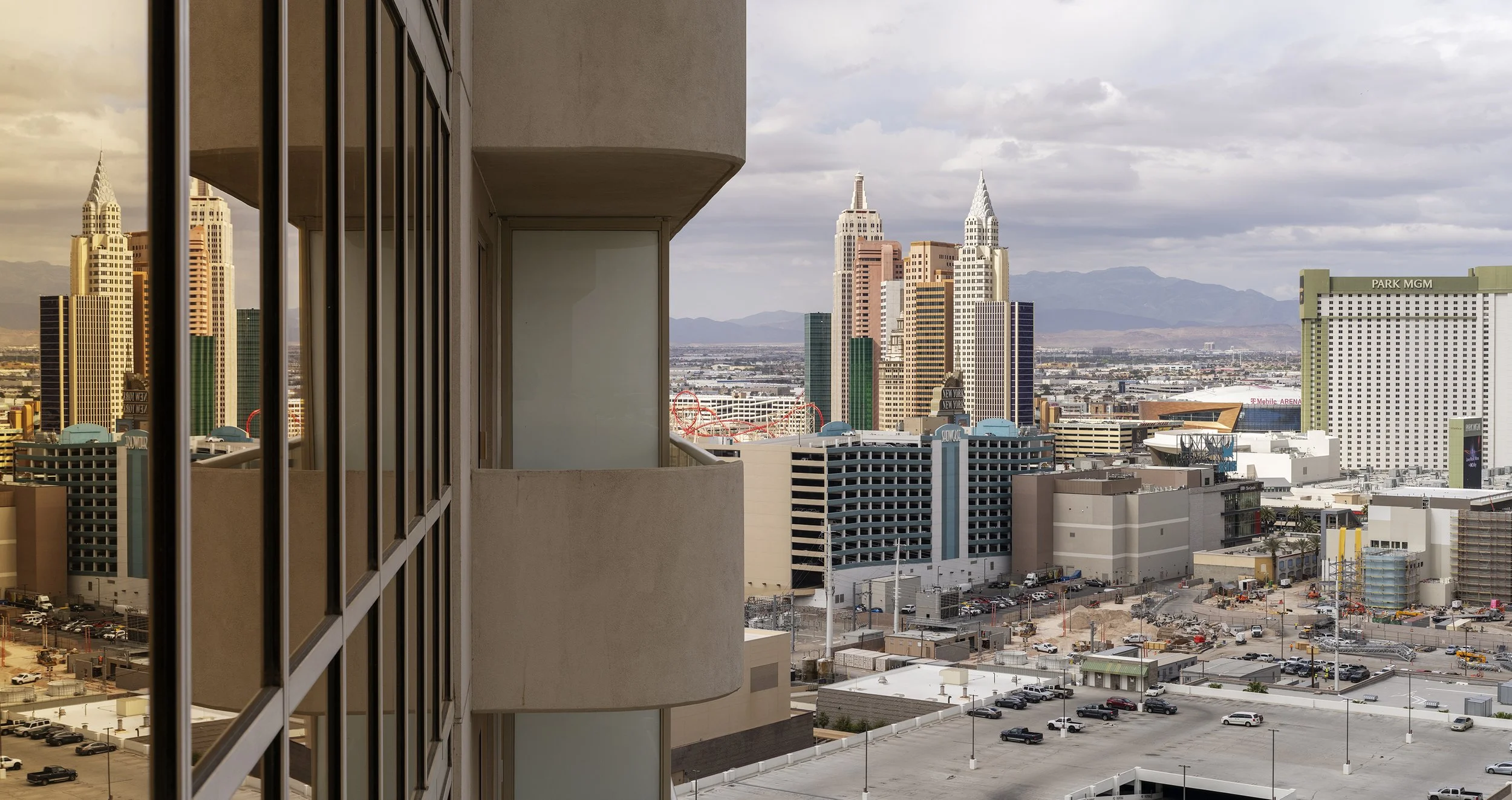 Toward New York, New York, Paradise, Nevada, 2024 31.7 x 60" Archival Pigment Print
