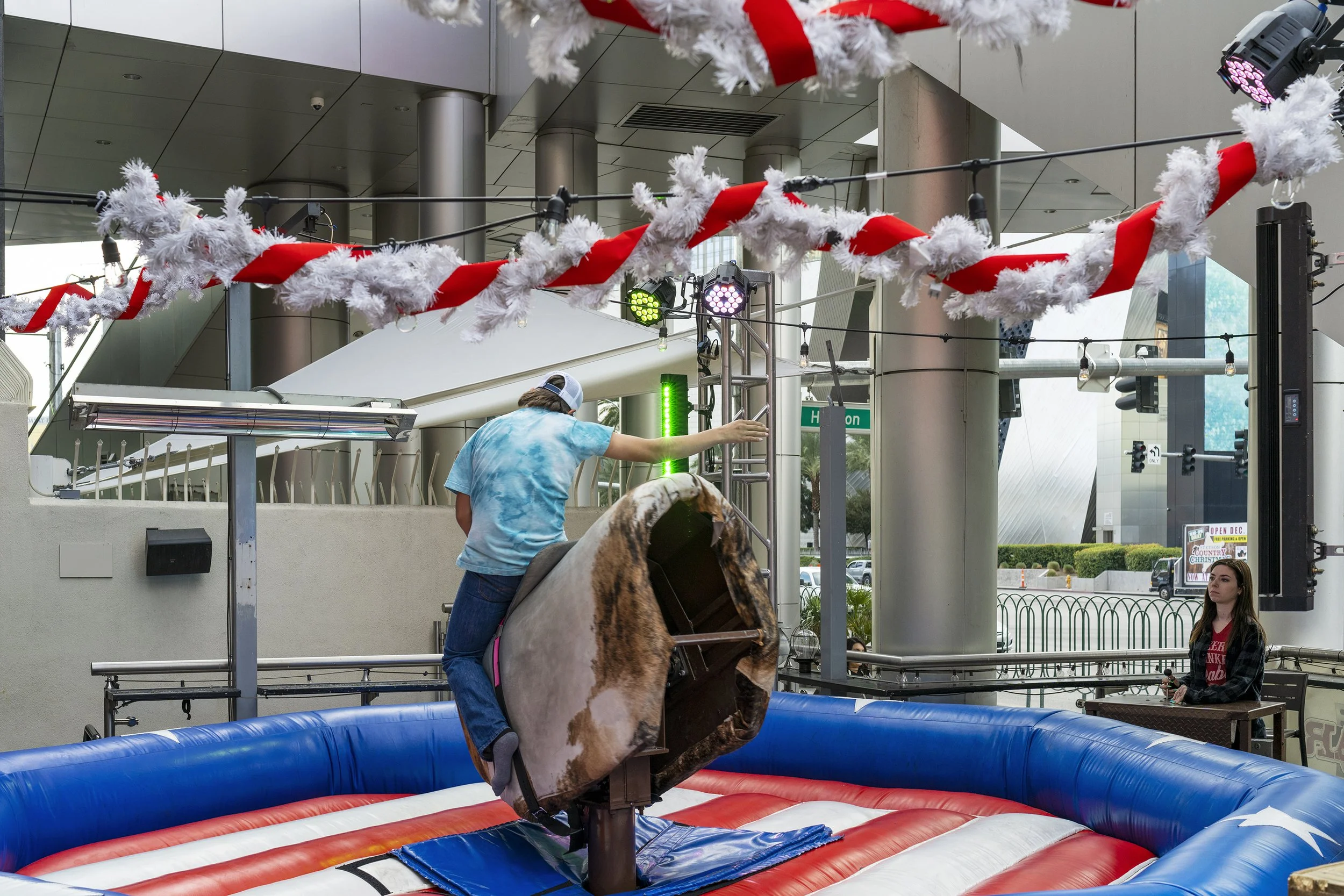 Boy Riding Mechanical Bull, Paradise, Nevada 2019 20 x 30" Archival Pigment Print