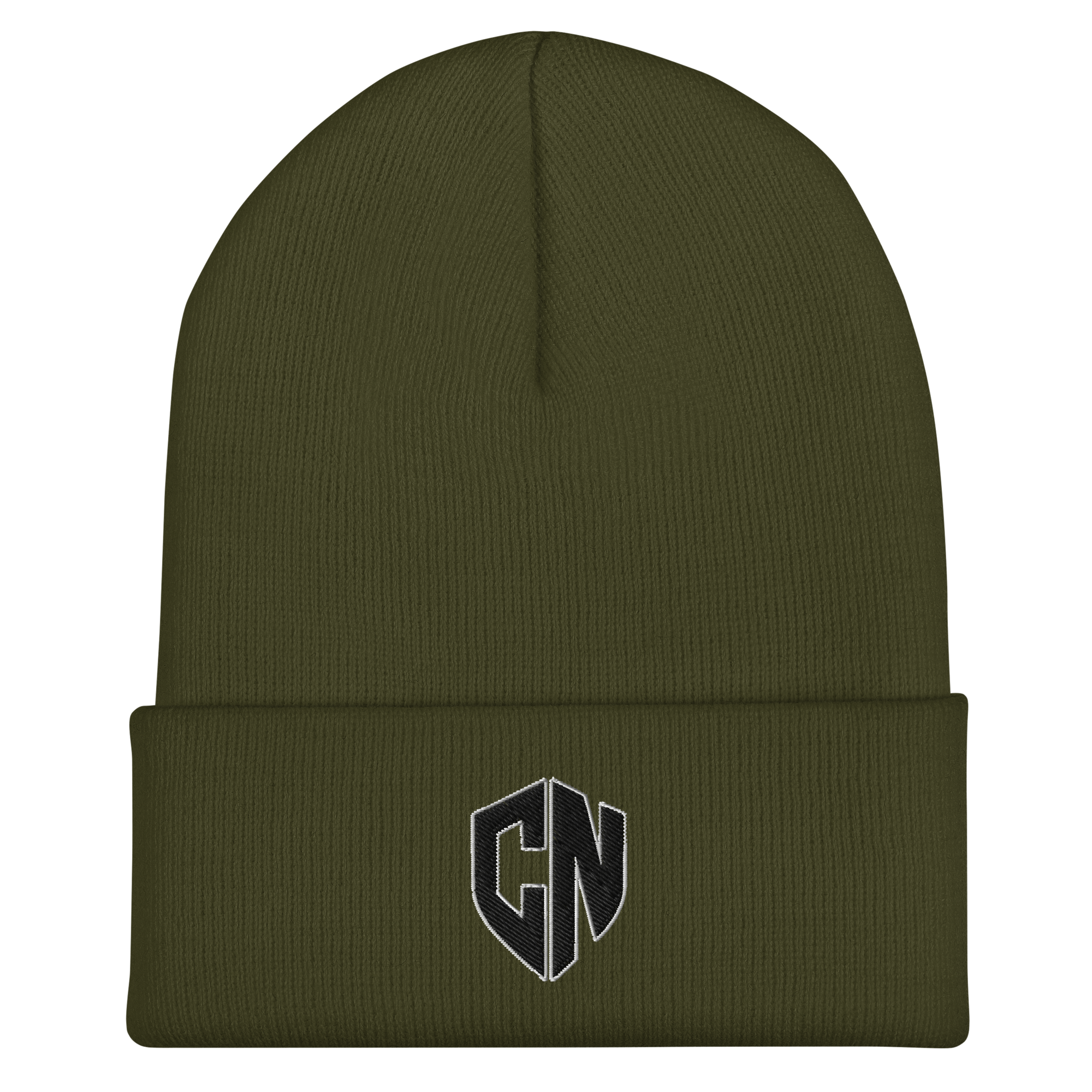 cuffed-beanie-olive-front-6968f8f47e8b3.png