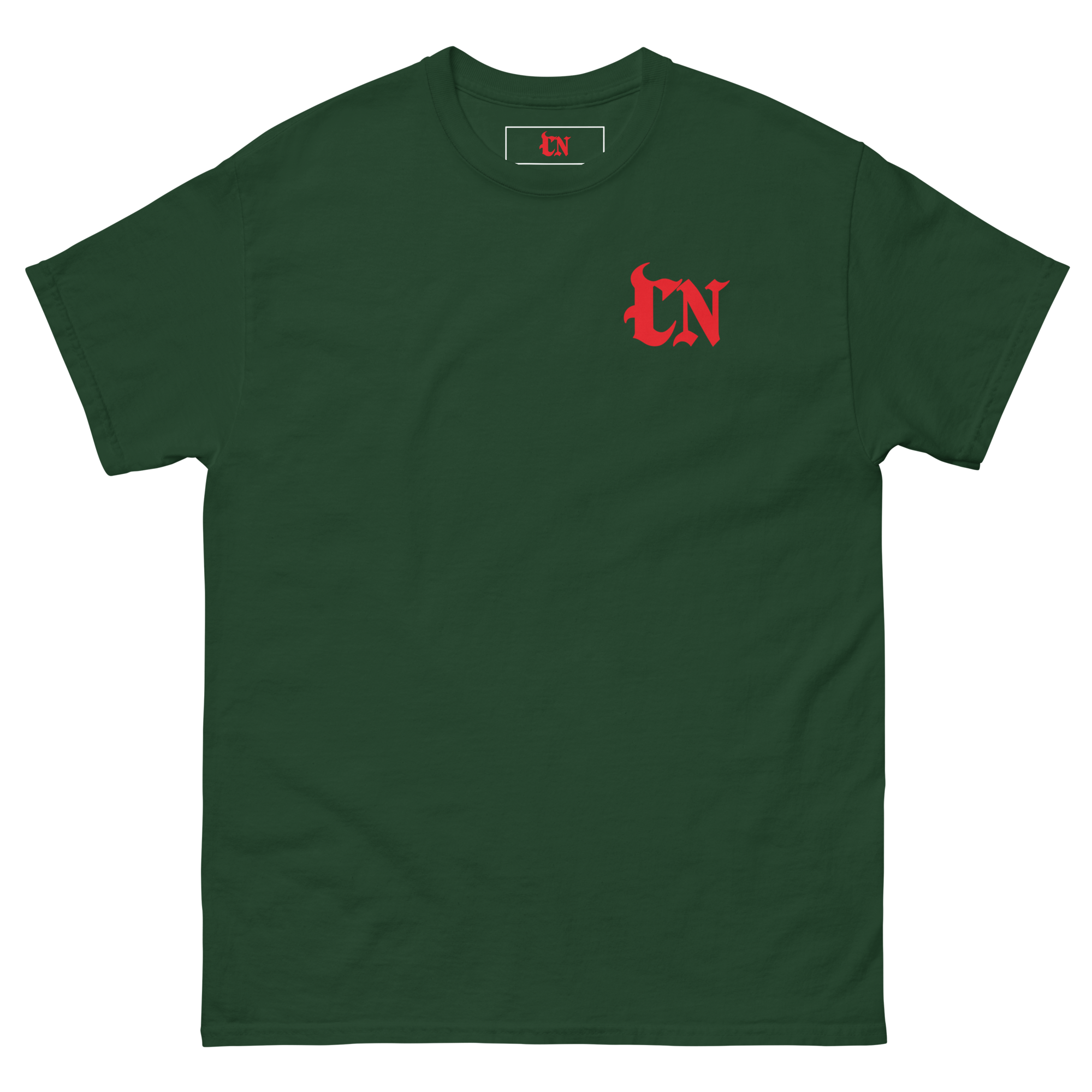 unisex-classic-tee-forest-green-front-698dee6b84faf.png