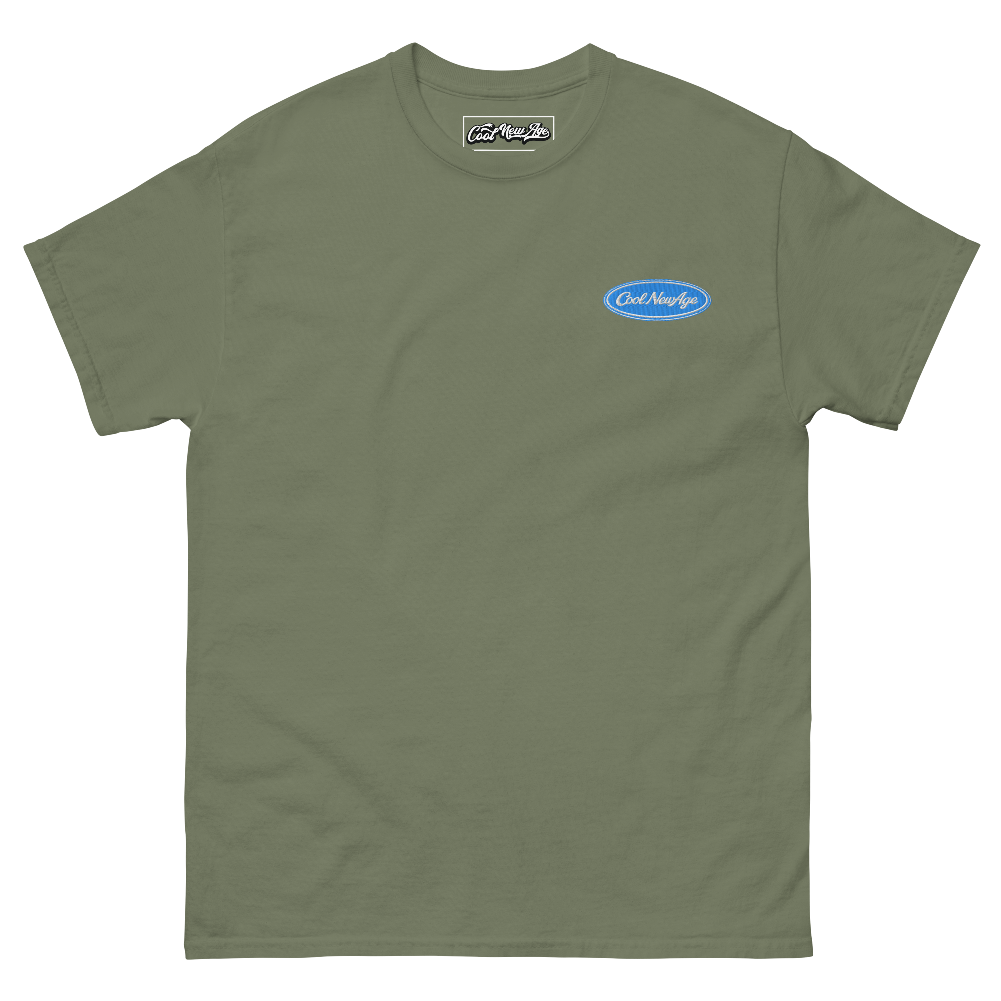 unisex-classic-tee-military-green-front-698df0c9cc89f.png