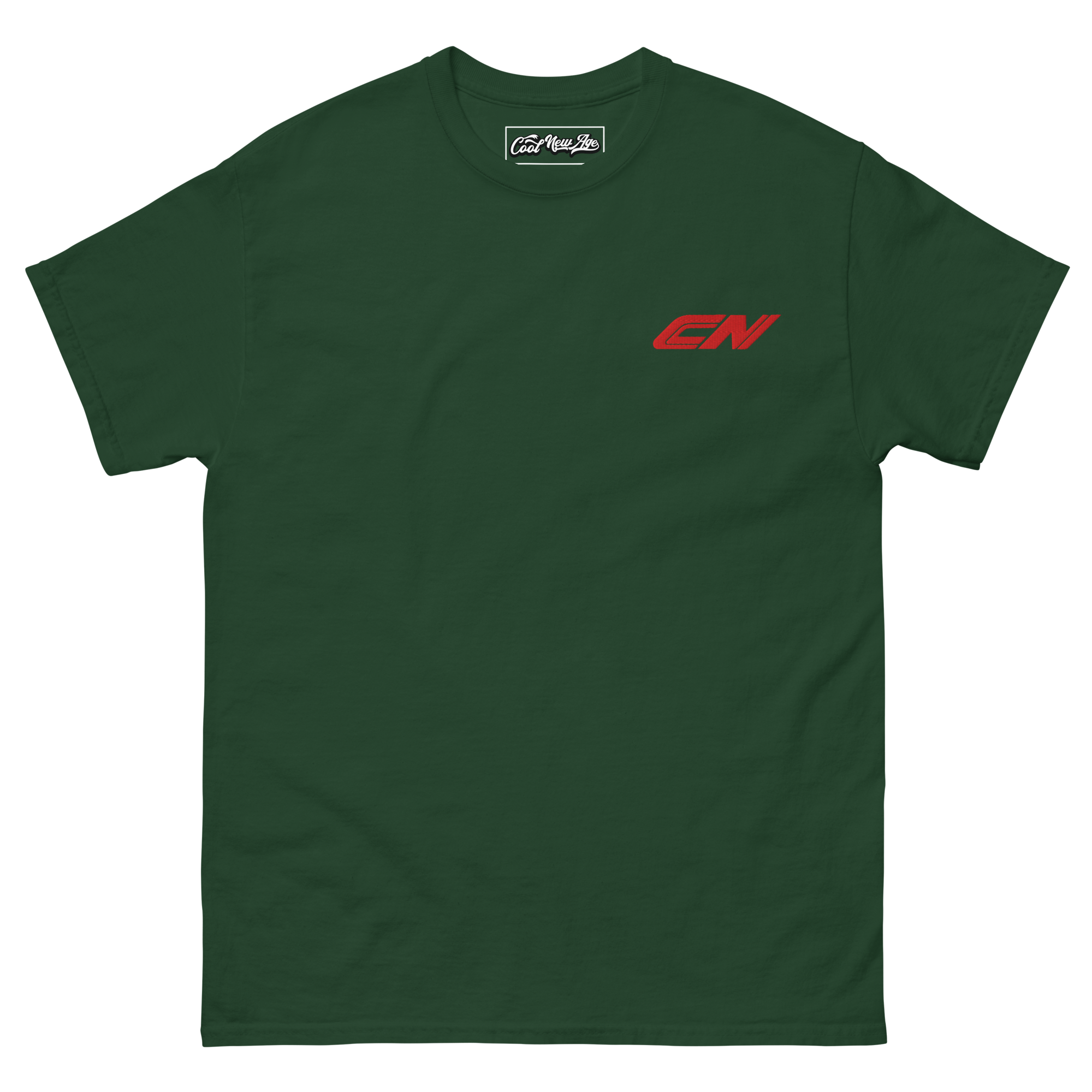 unisex-classic-tee-forest-green-front-69d13672b898a.png