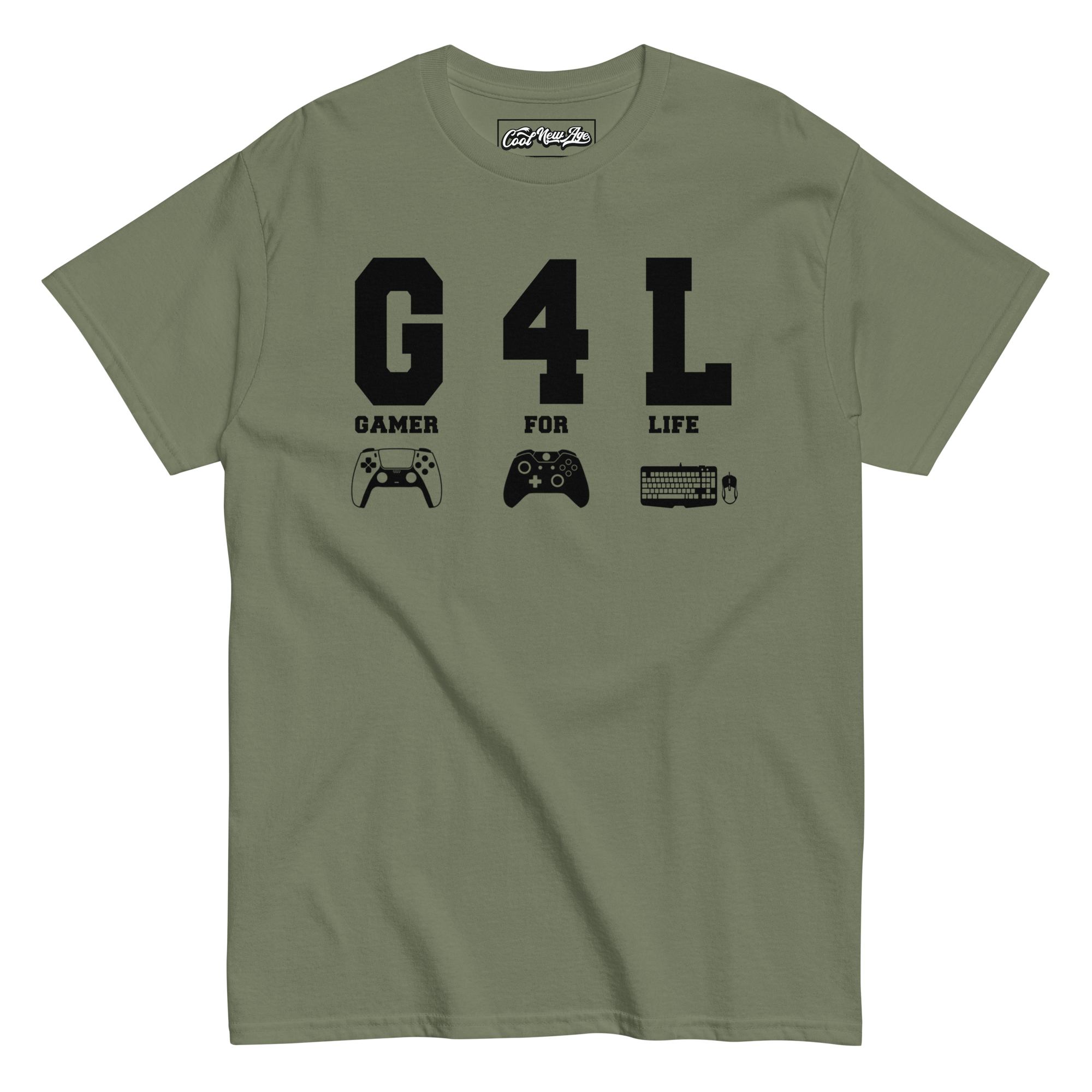 unisex-classic-tee-military-green-front-6a16e918eff6b.png