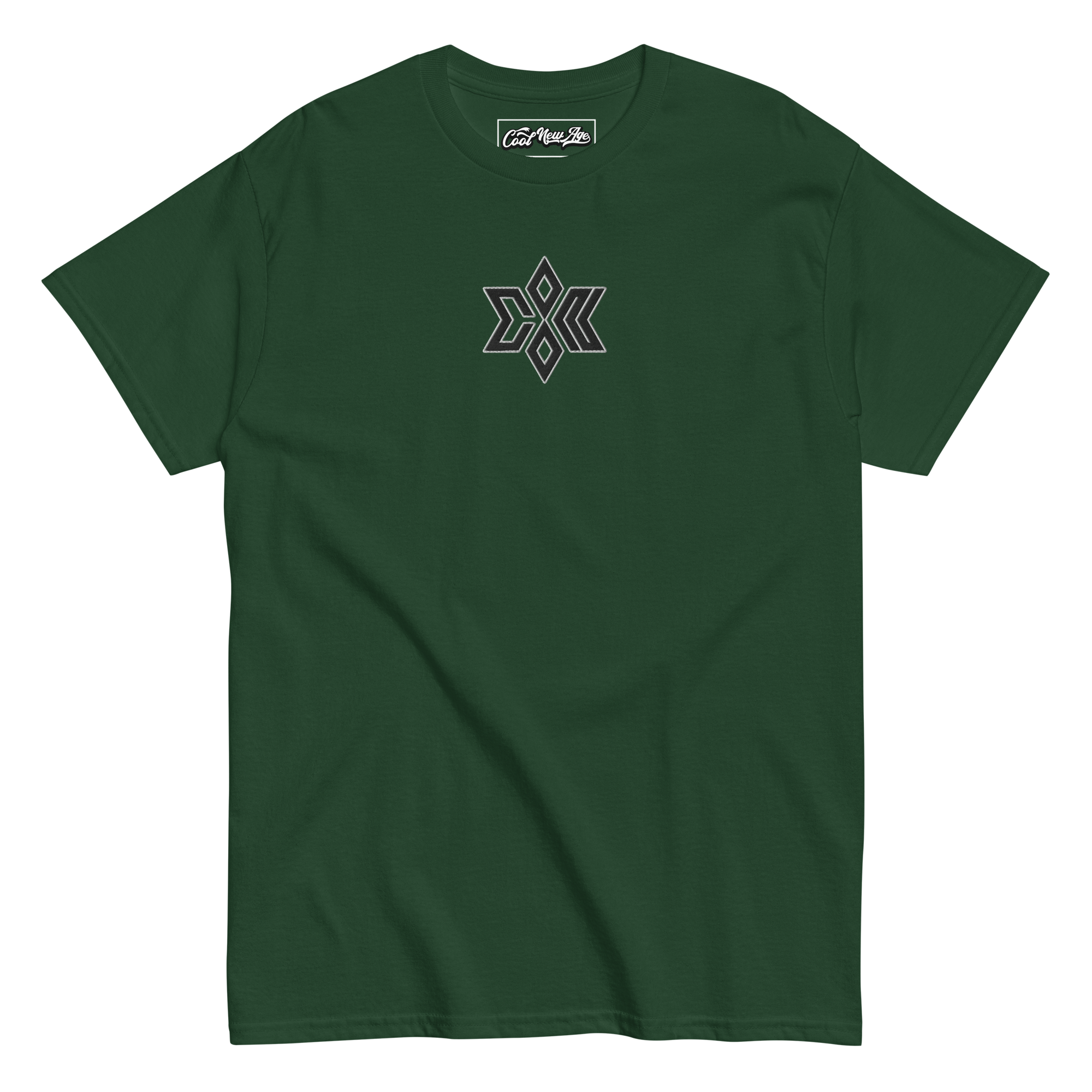 unisex-classic-tee-forest-green-front-6a58fd9087085.png
