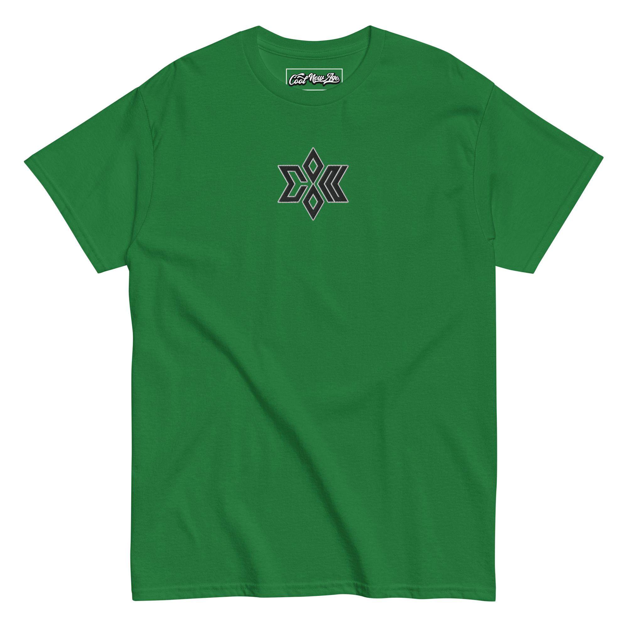 unisex-classic-tee-turf-green-front-6a58fd908af6c.png