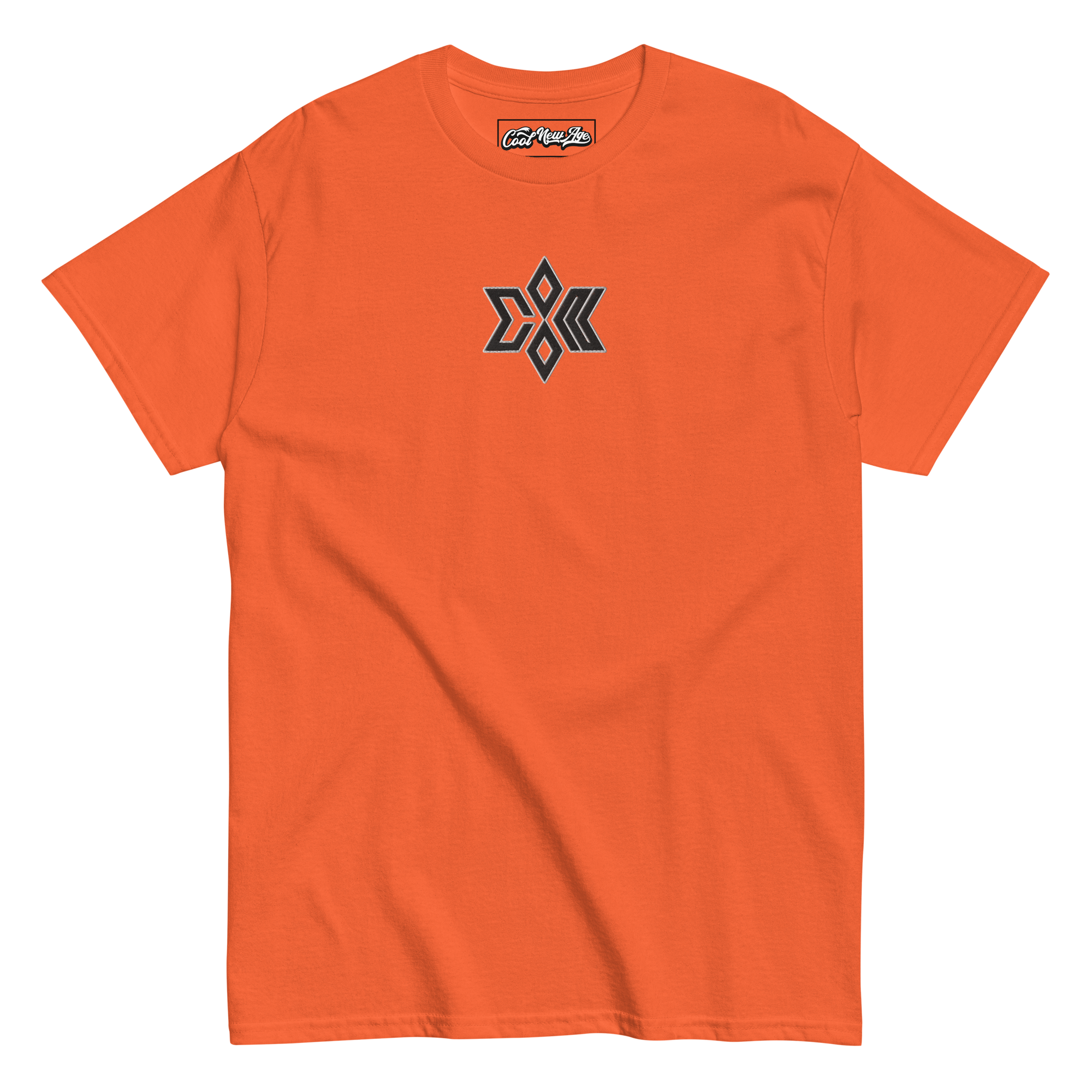 unisex-classic-tee-orange-front-6a58fd9094b8a.png