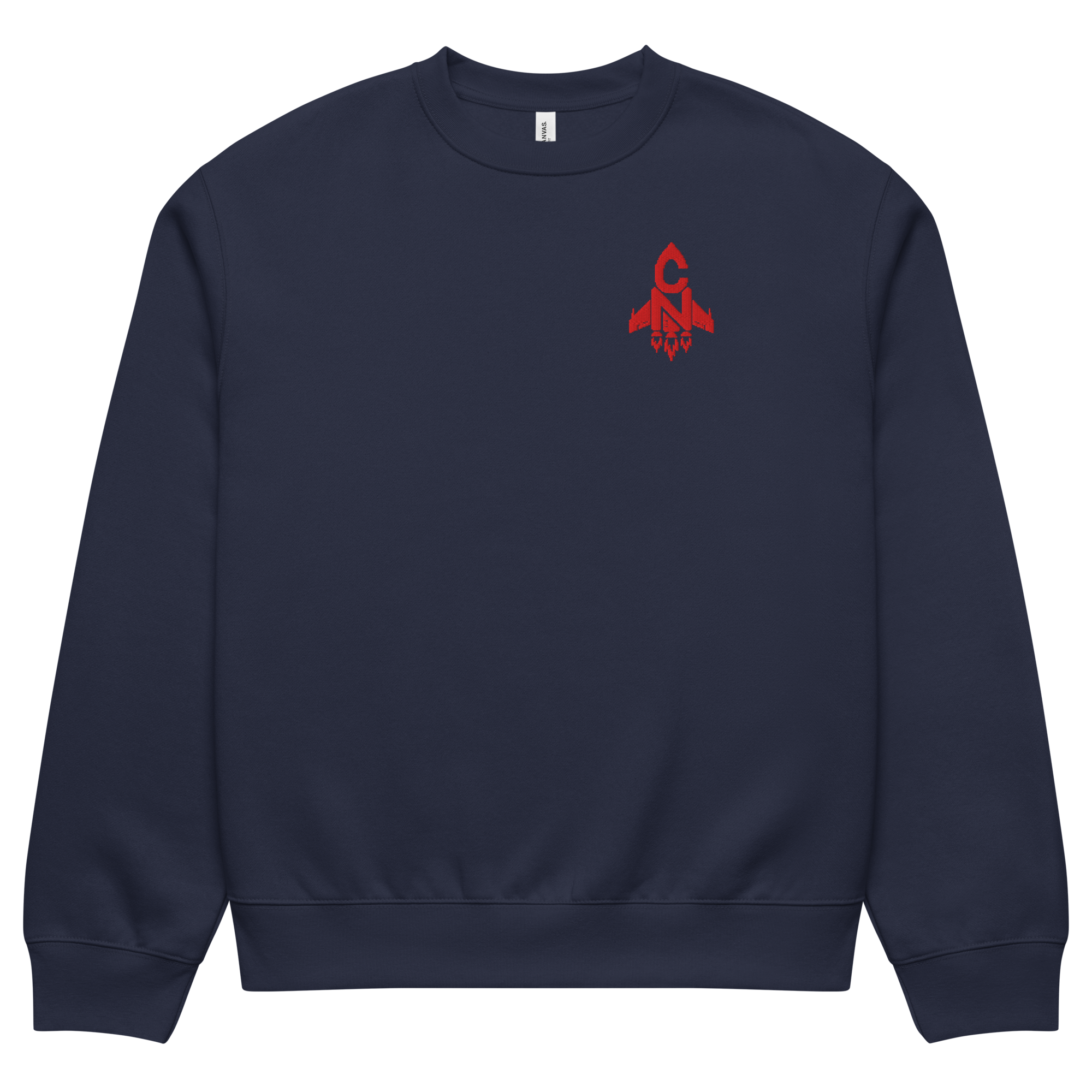 unisex-oversized-heavyweight-sweatshirt-navy-front-6a7f5845df643.png