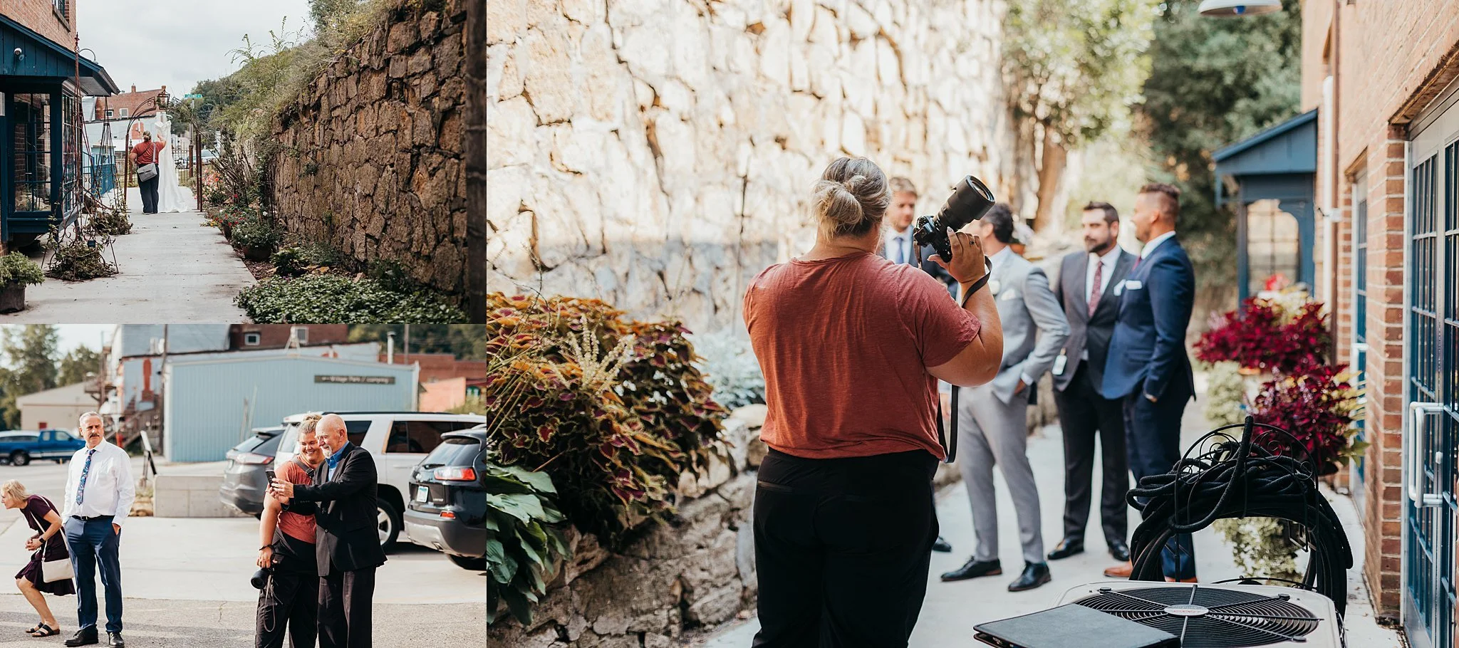 elopement photographer working