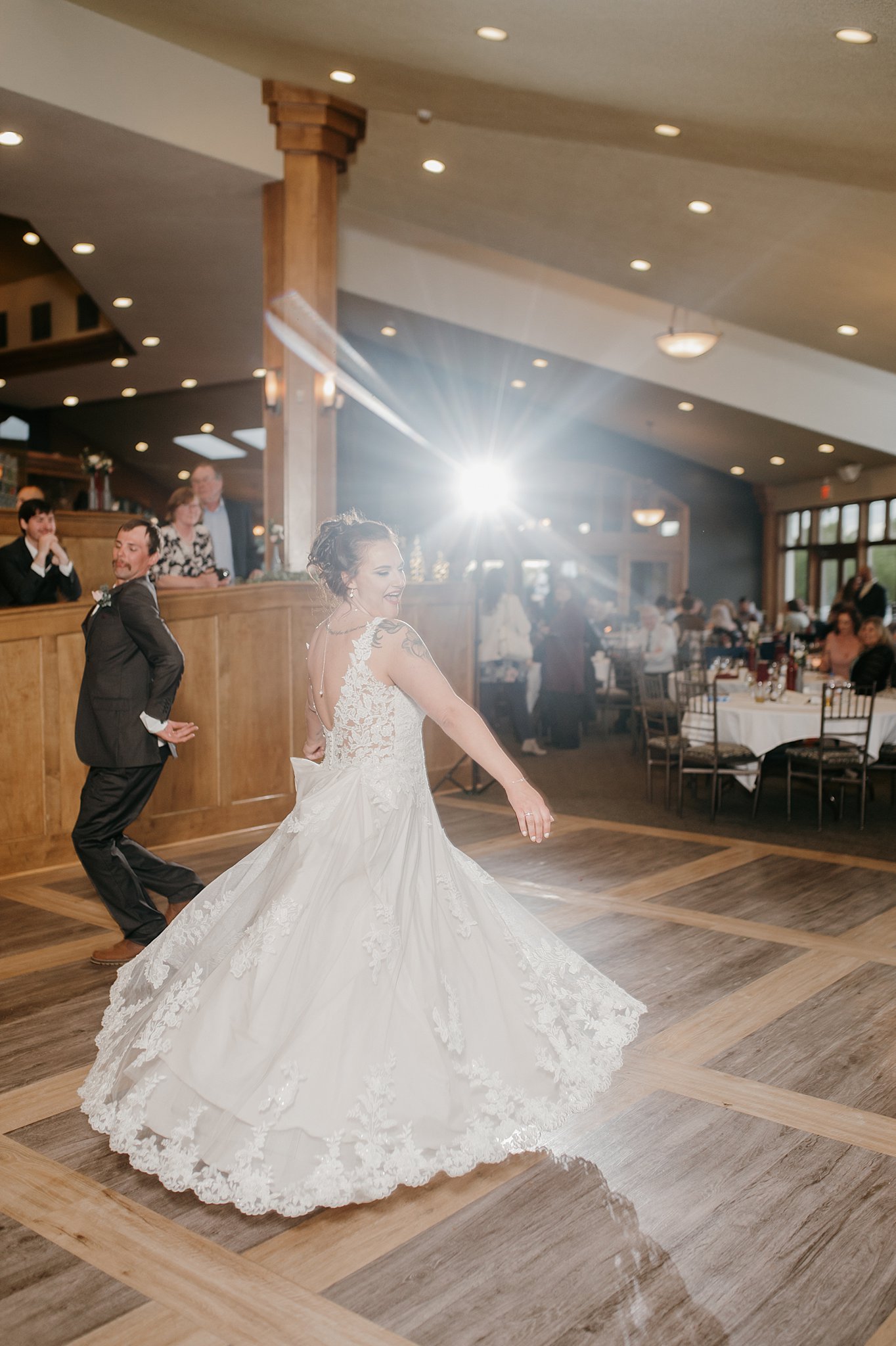 Brother Sister dance at Minnesota wedding