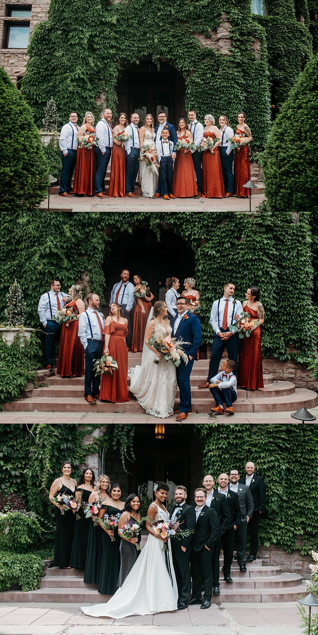 Wedding photographer at Van Dusen Mansion in Minneapolis