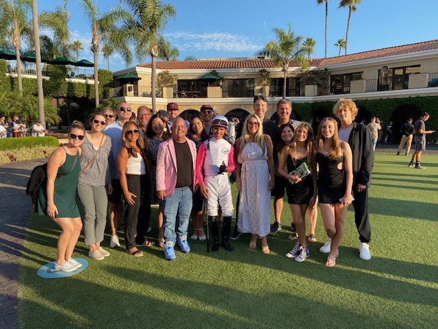 The Owners of Willa T Enjoy A Day at the Races at Del Mar