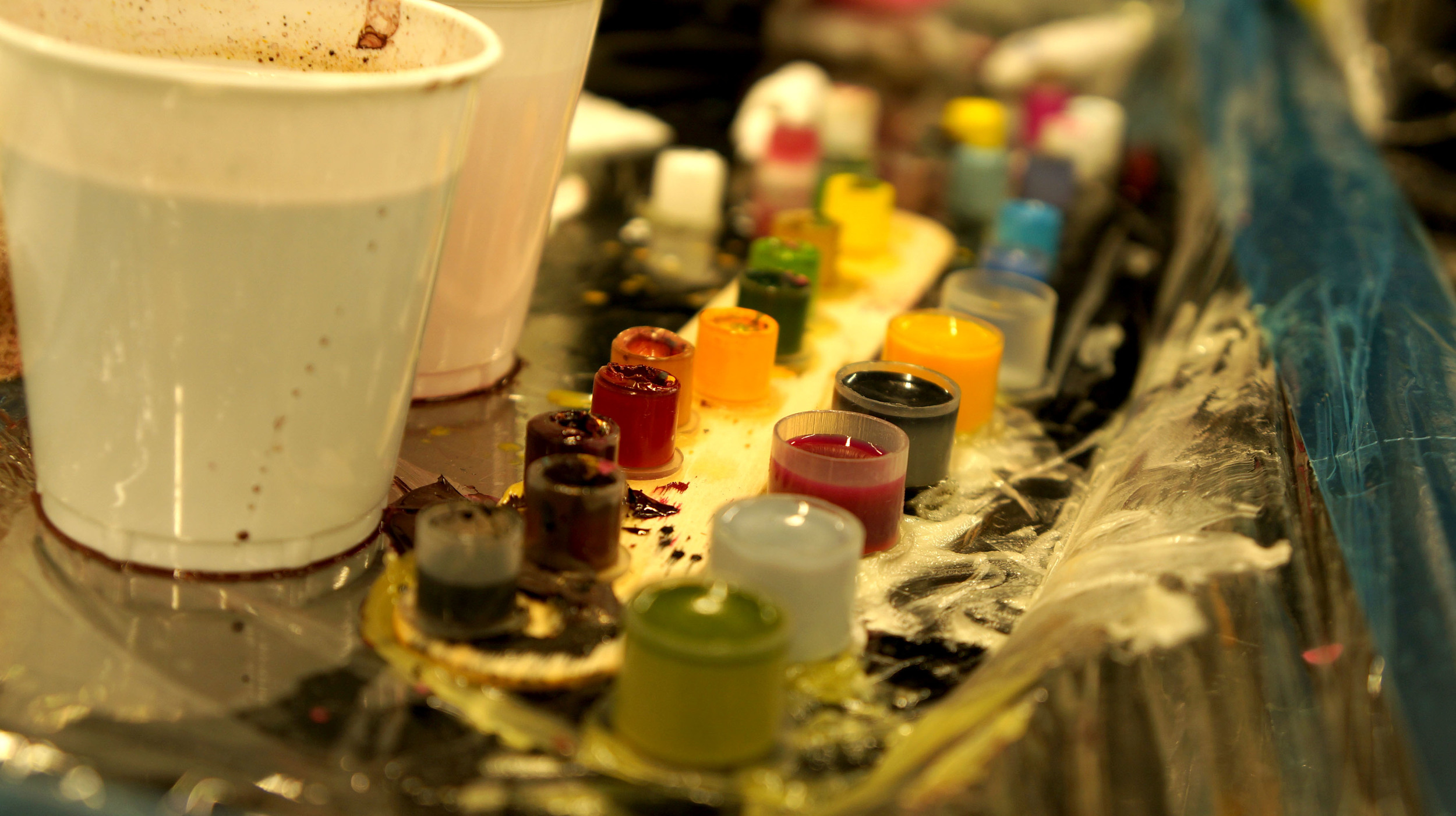 Here is a shot of my color palette post tattoo! 