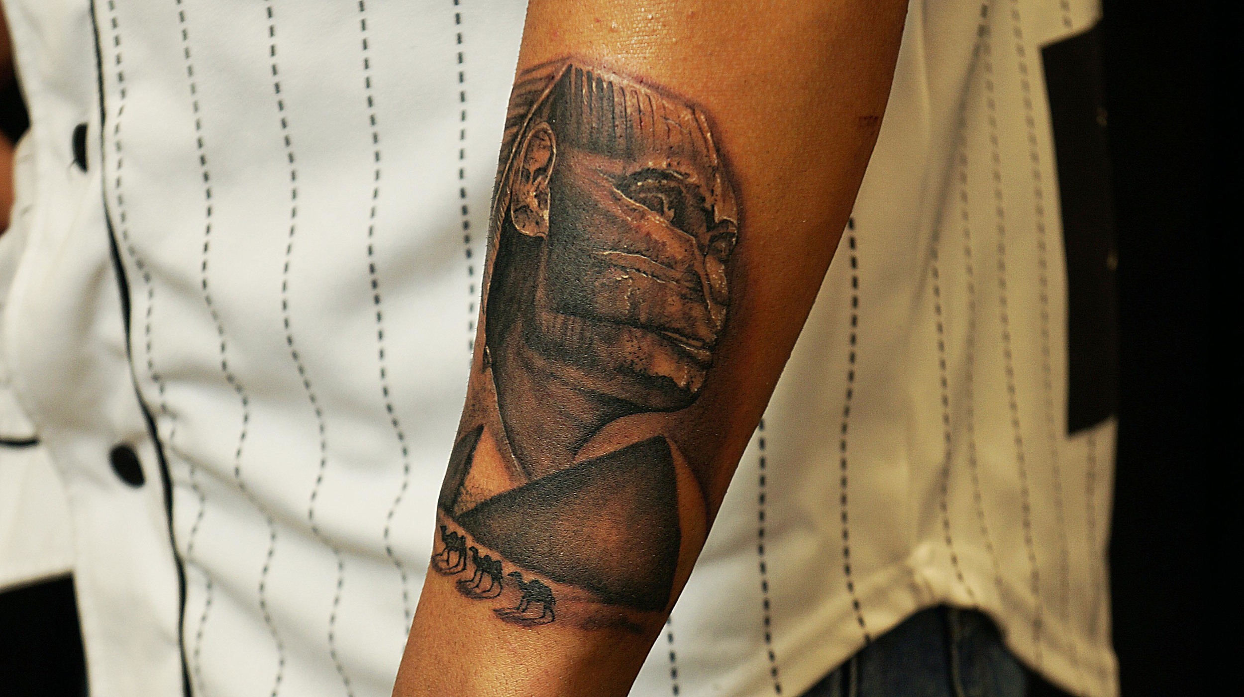 This was the quickest tattoo for me the entire weekend. We were able to finish this piece in about 3 hours, with just enough time for him to get back home for the Cowboys game!