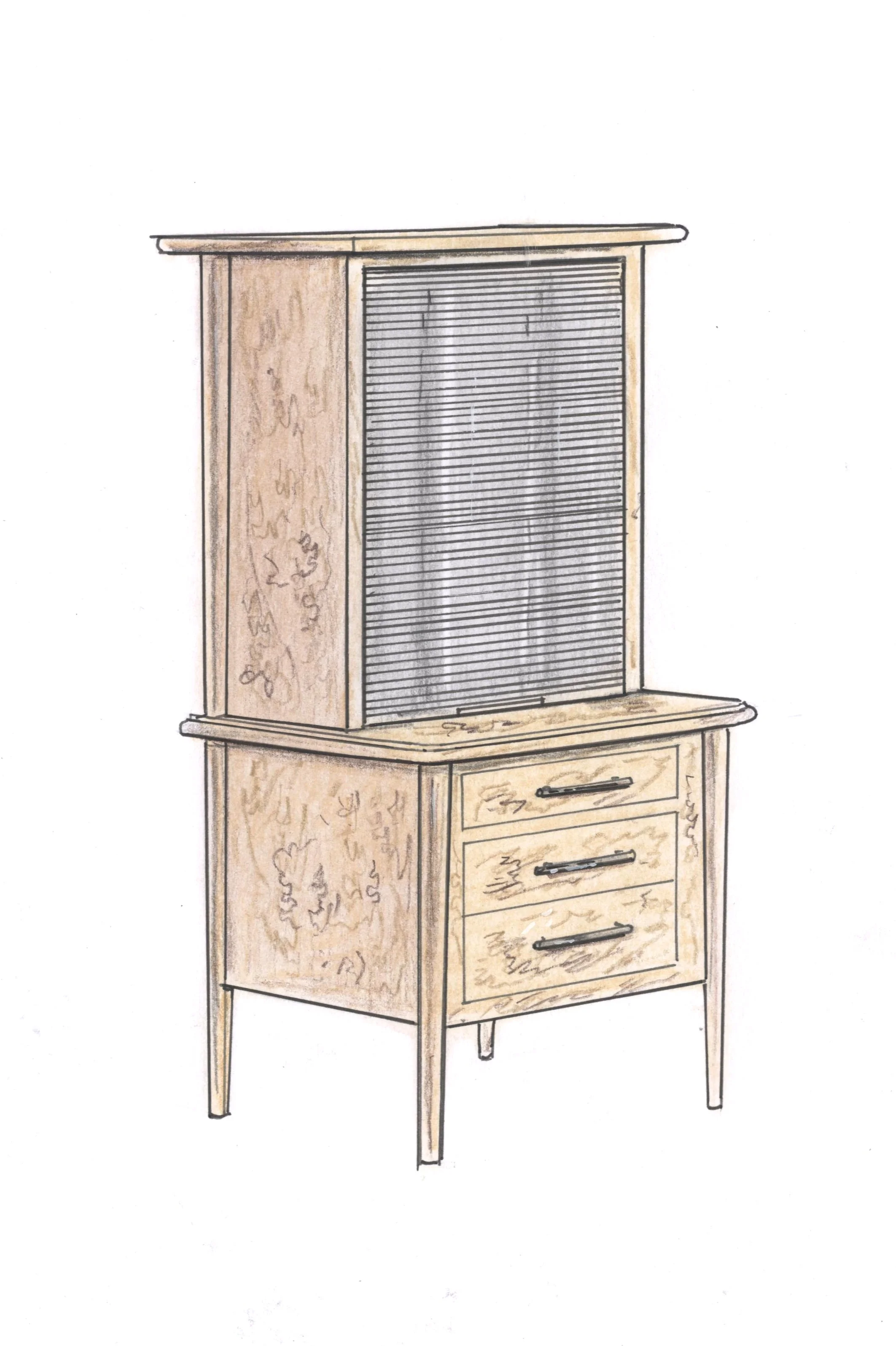 bureau in 1950's style.jpg